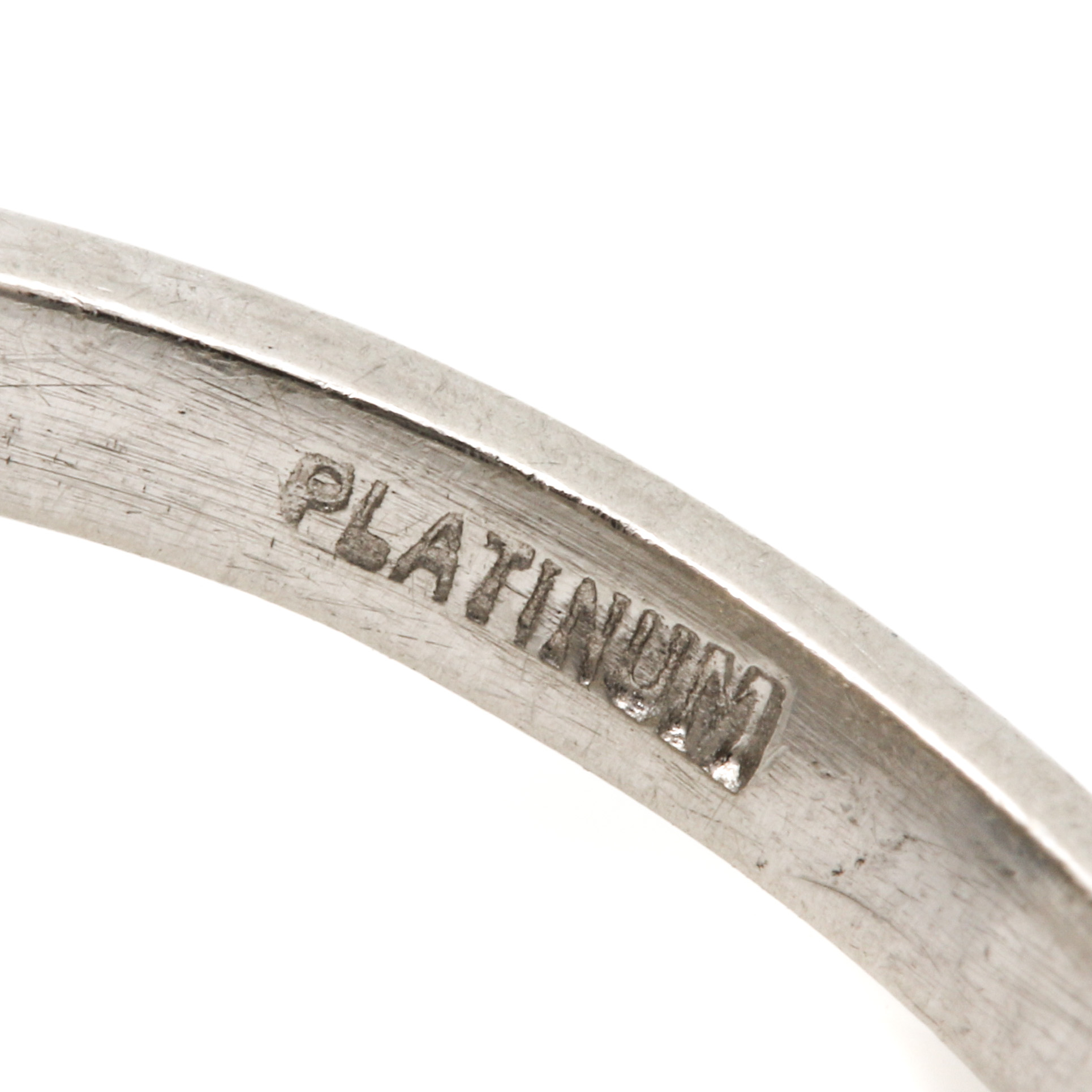Platinum 1.45 CTW Diamond Bypass Ring