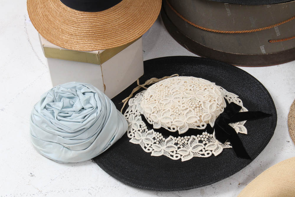 Vintage Hats and Decorative Hat Boxes Featuring Michael Terre