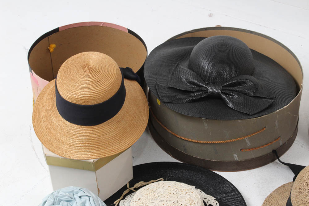 Vintage Hats and Decorative Hat Boxes Featuring Michael Terre