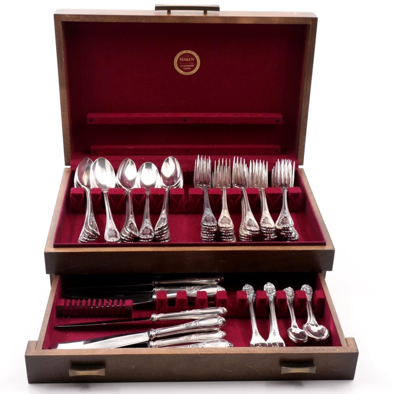 French Christofle "Marly" Silver Plate Flatware