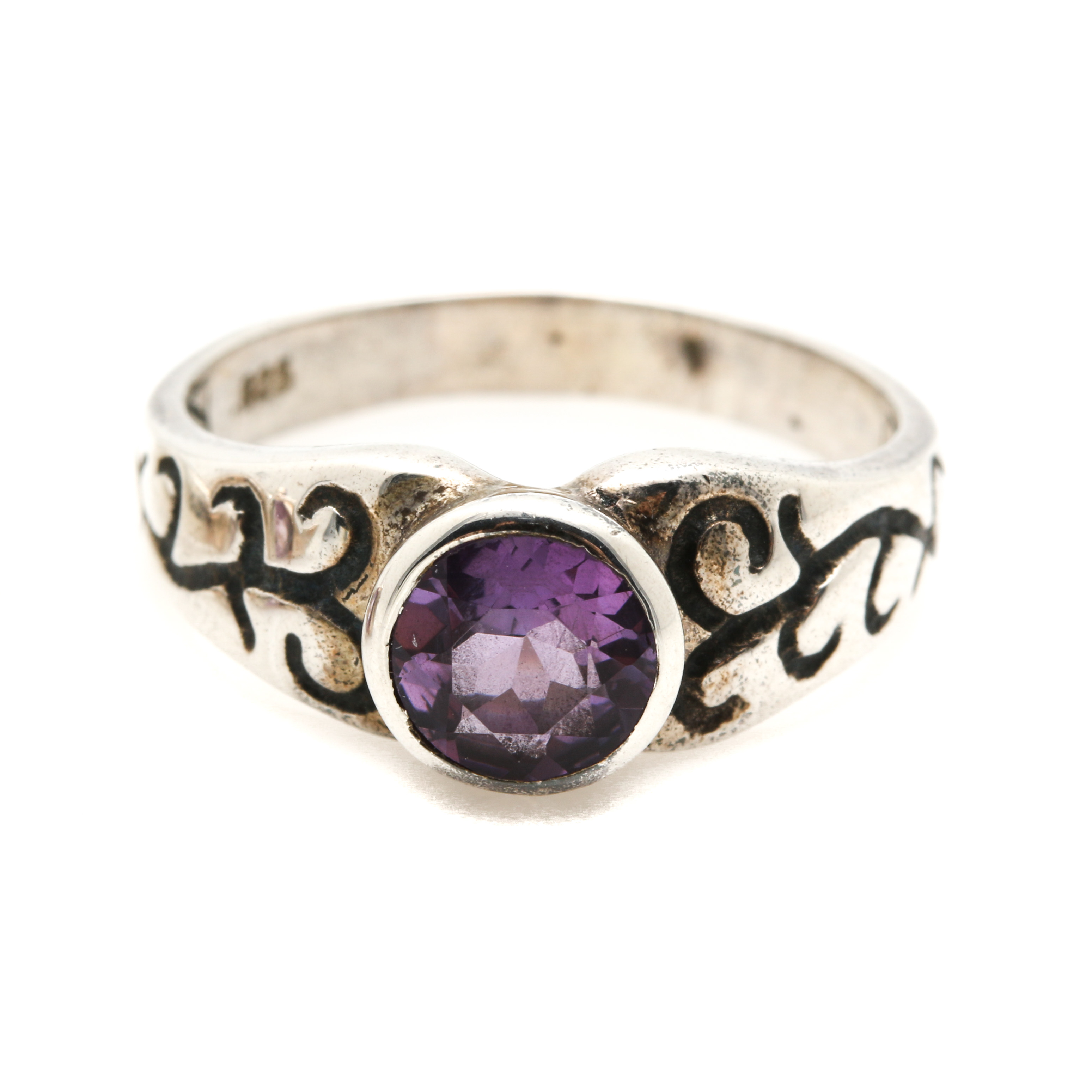 Sterling Silver Amethyst and Jadeite Ring Selection