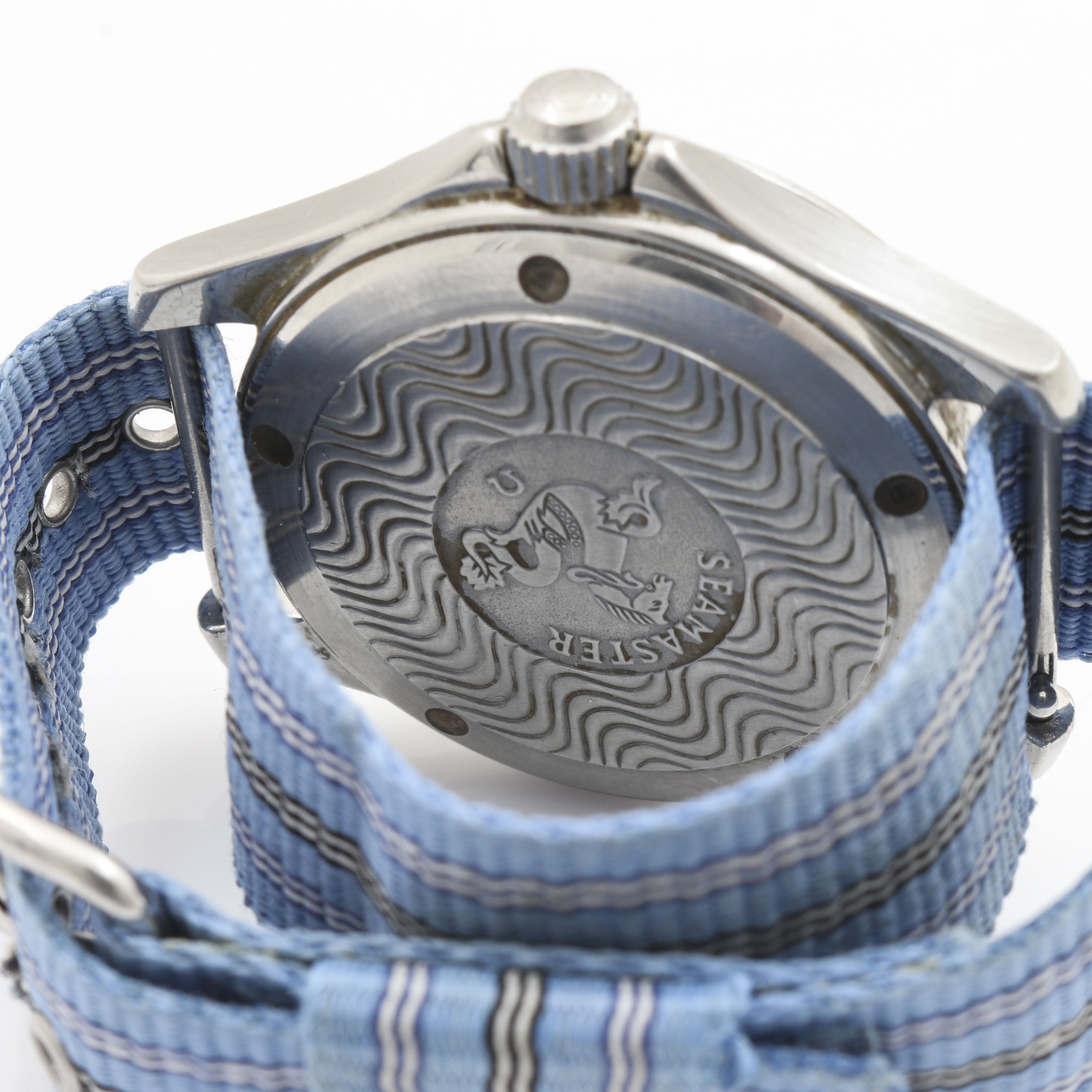 Omega "Seamaster" Stainless Steel Analog Watch