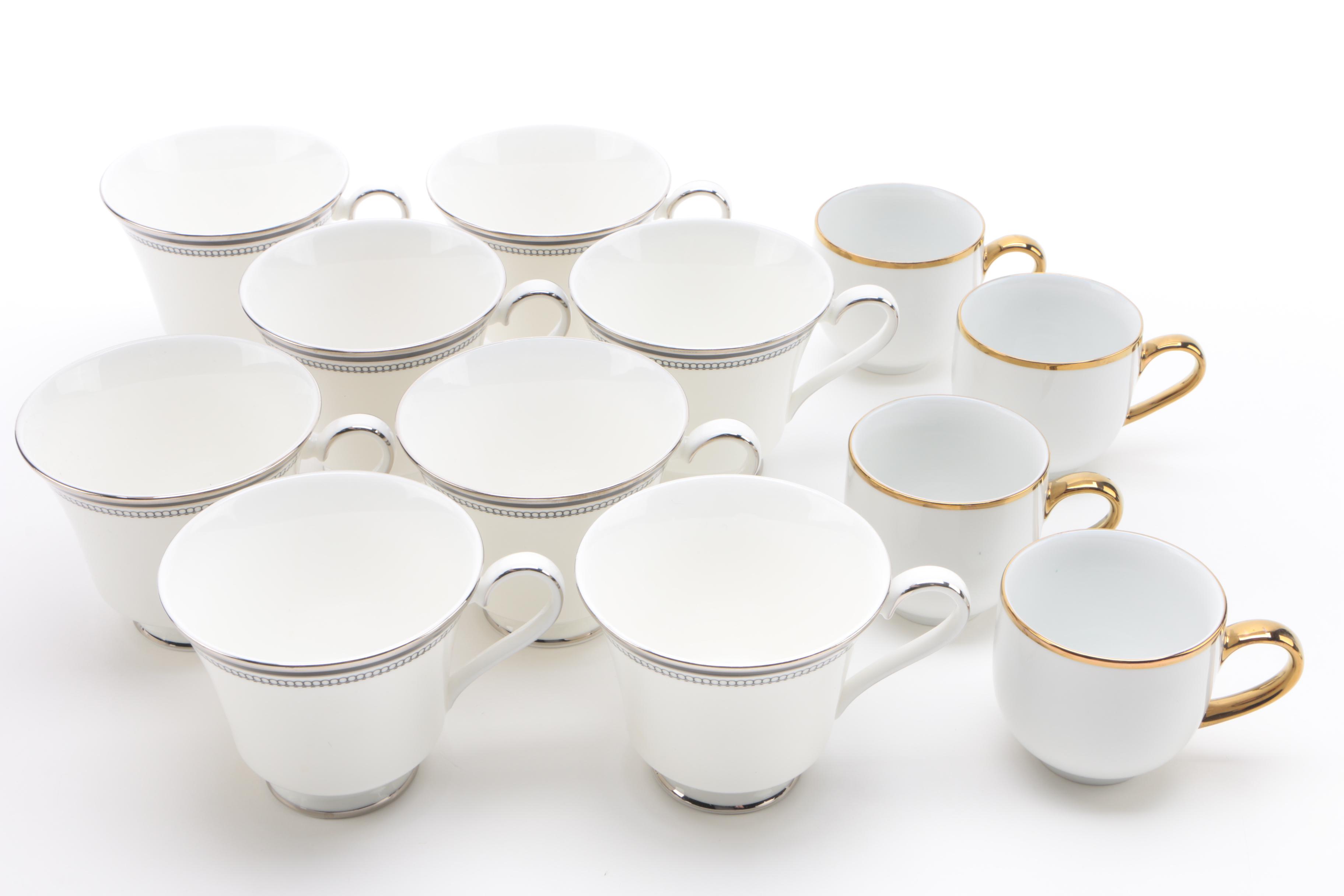 Royal Doulton "Sarabande" Dinnerware with Crate & Barrel Cups and Saucers