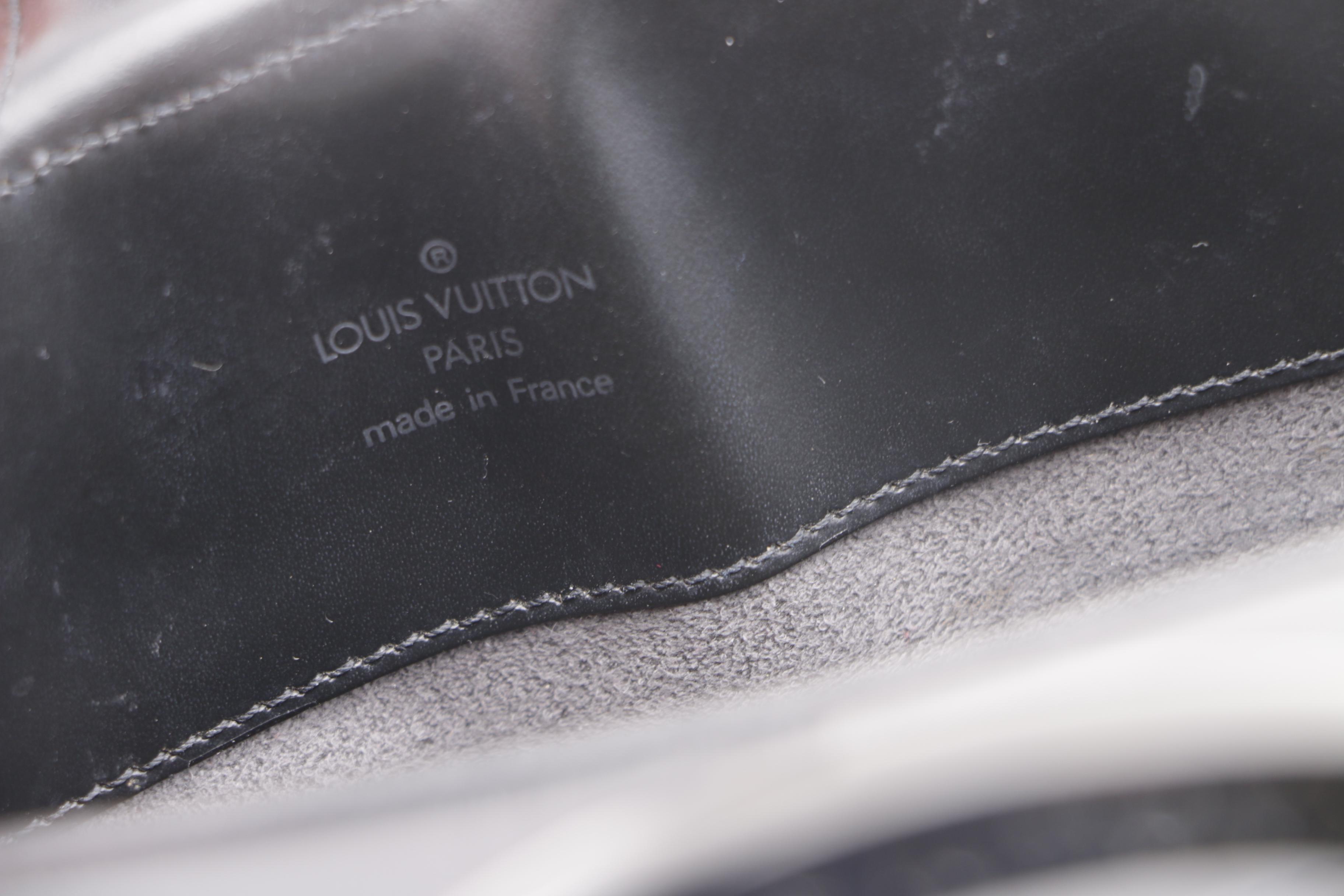 1999 Louis Vuitton of Paris Black Epi Leather Reverie Shoulder Bag