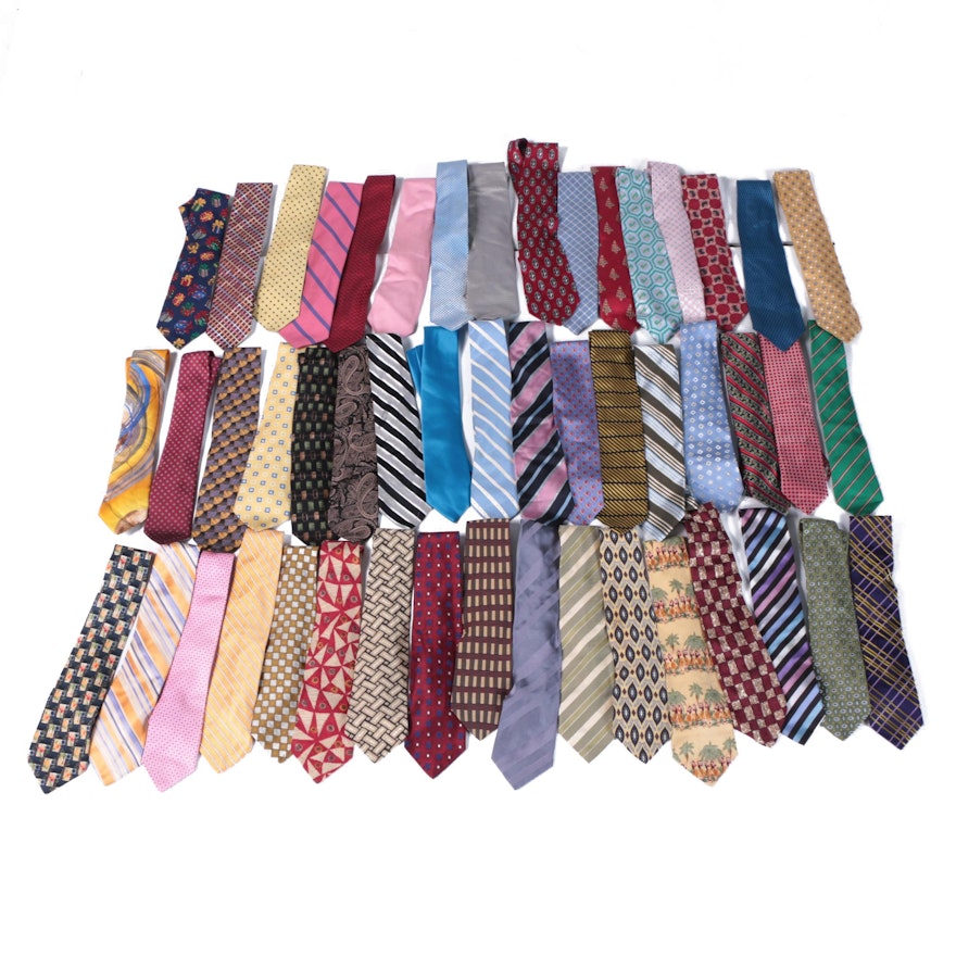 Men's Neckties featuring Geoffrey Beene, Nautica, Bugatti, and Ted Baker