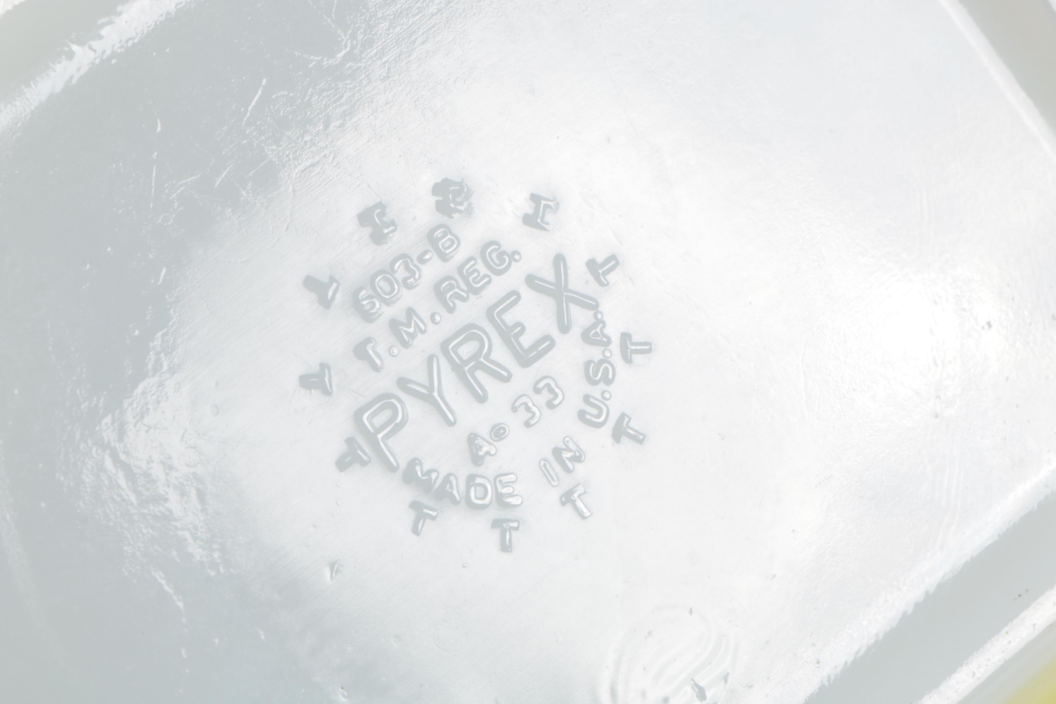 Vintage Pyrex "Primary Colors" Refrigerator Dishes, Circa 1945-49