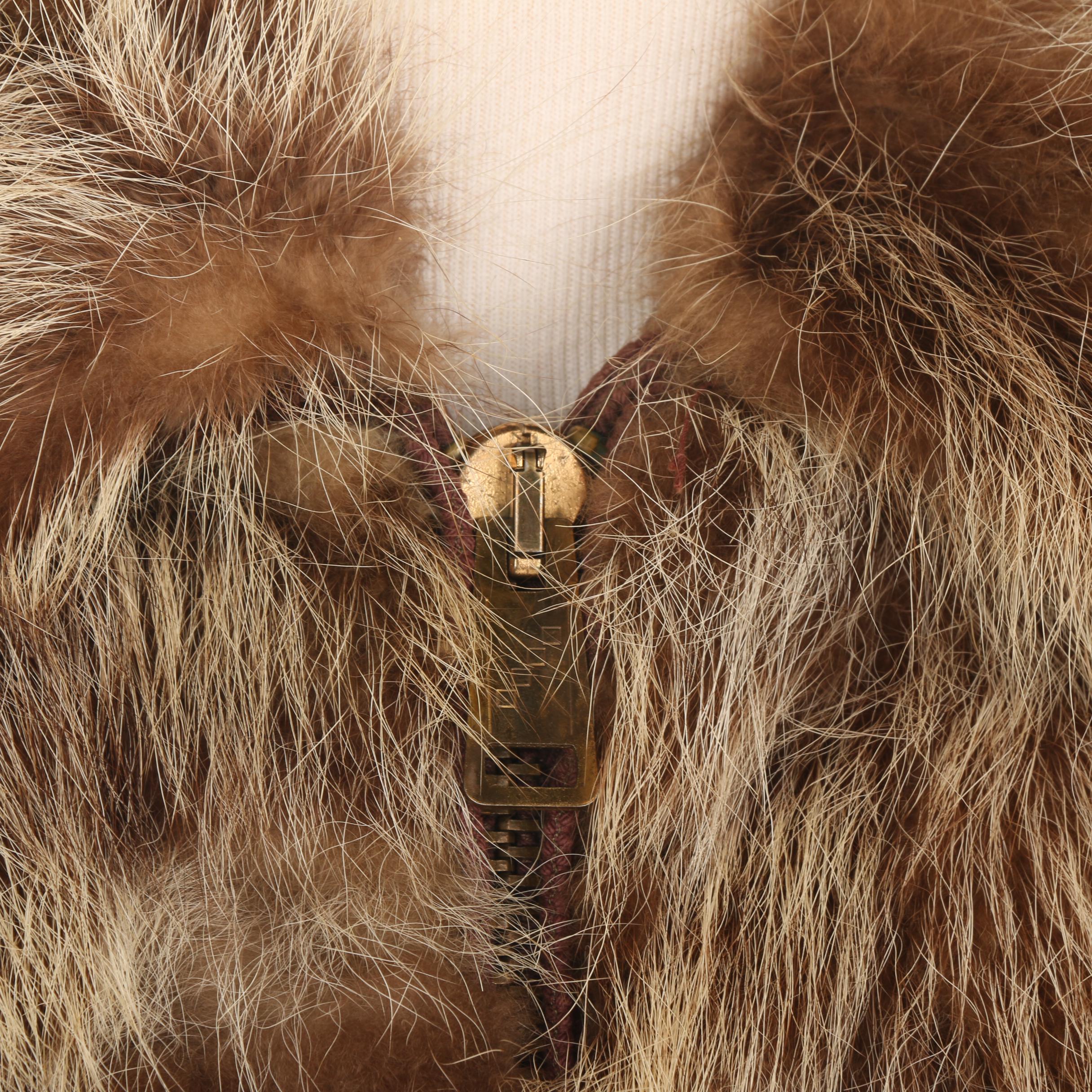 Women's Fur-Instance Opossum Fur Coat