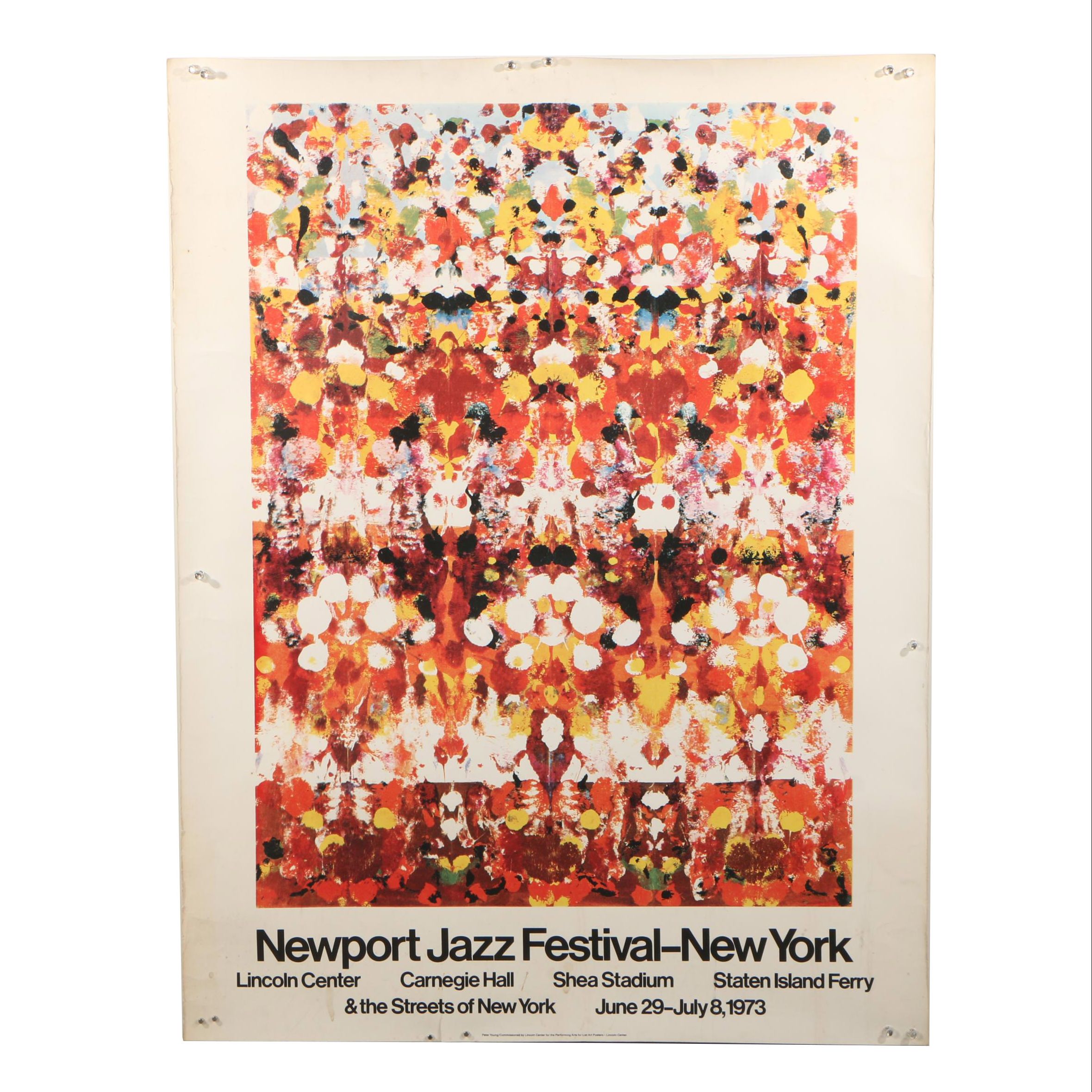 1973 Newport Jazz Festival - New York Offset Lithograph Poster