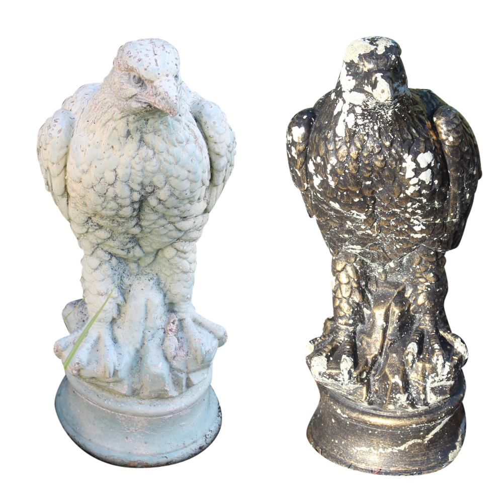 Stone Bird Yard Statues