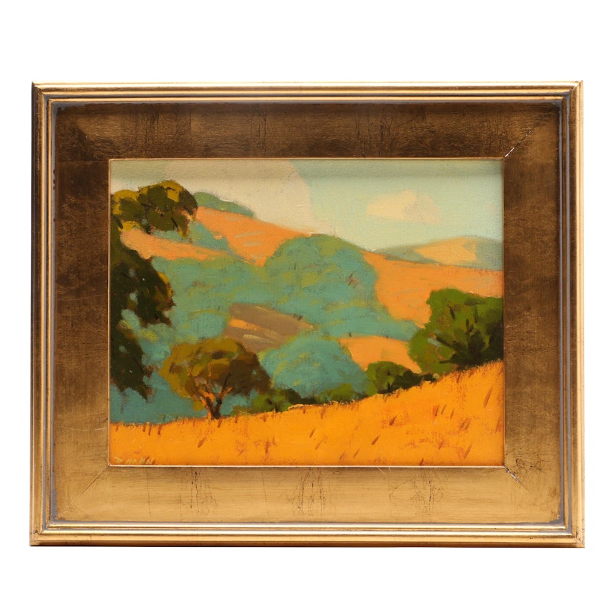 Donny Hahn Landscape Oil Painting "Marin County, California"