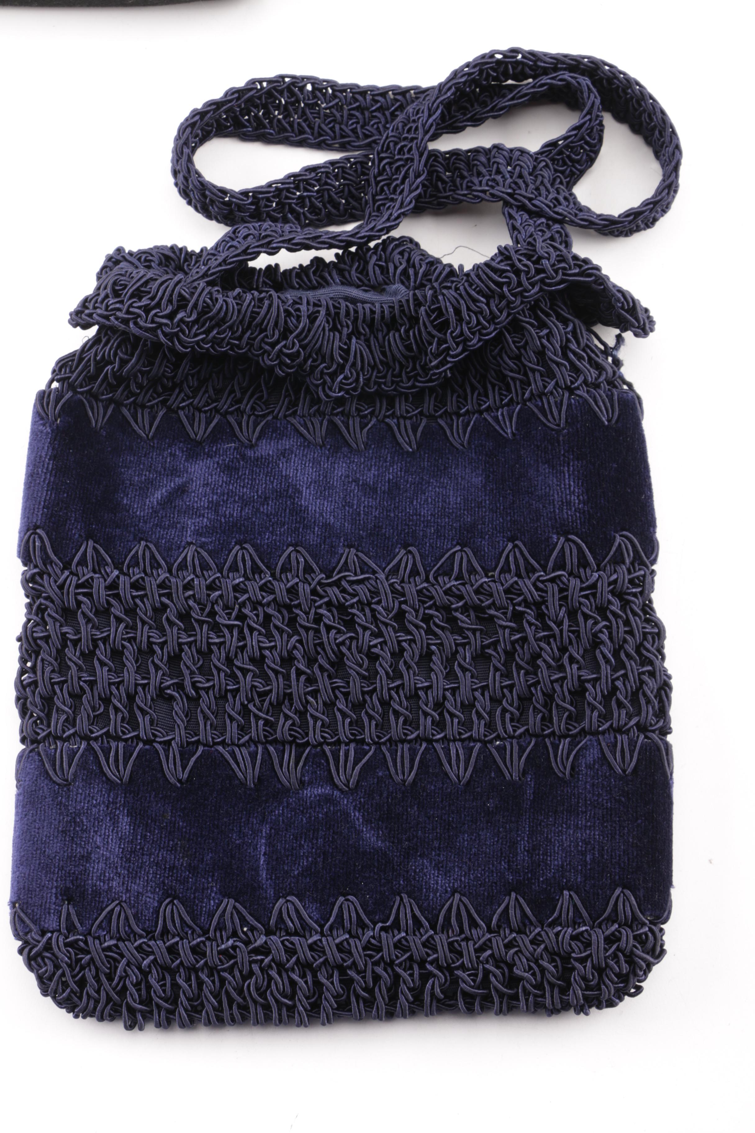 Vintage Garay and Walborg Evening Bags with Marshall Field's Leather Clutch