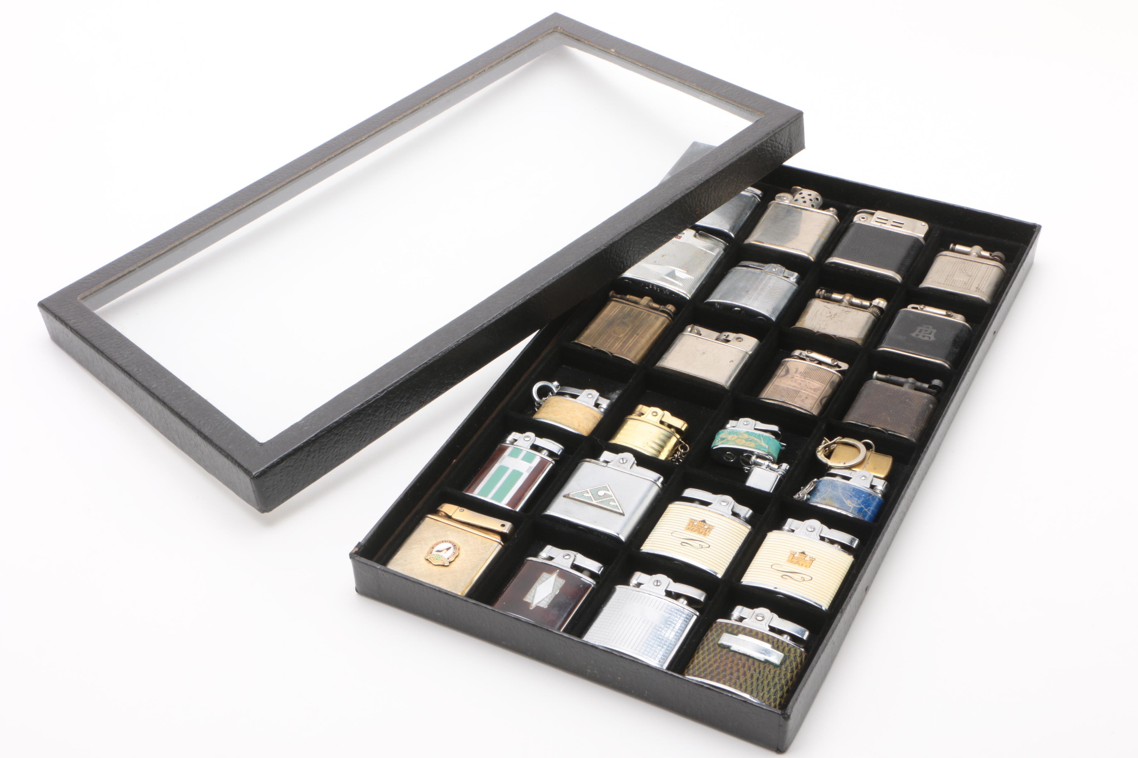 Vintage Lighters featuring an 18k Gold Plated Park Sherman Lighter