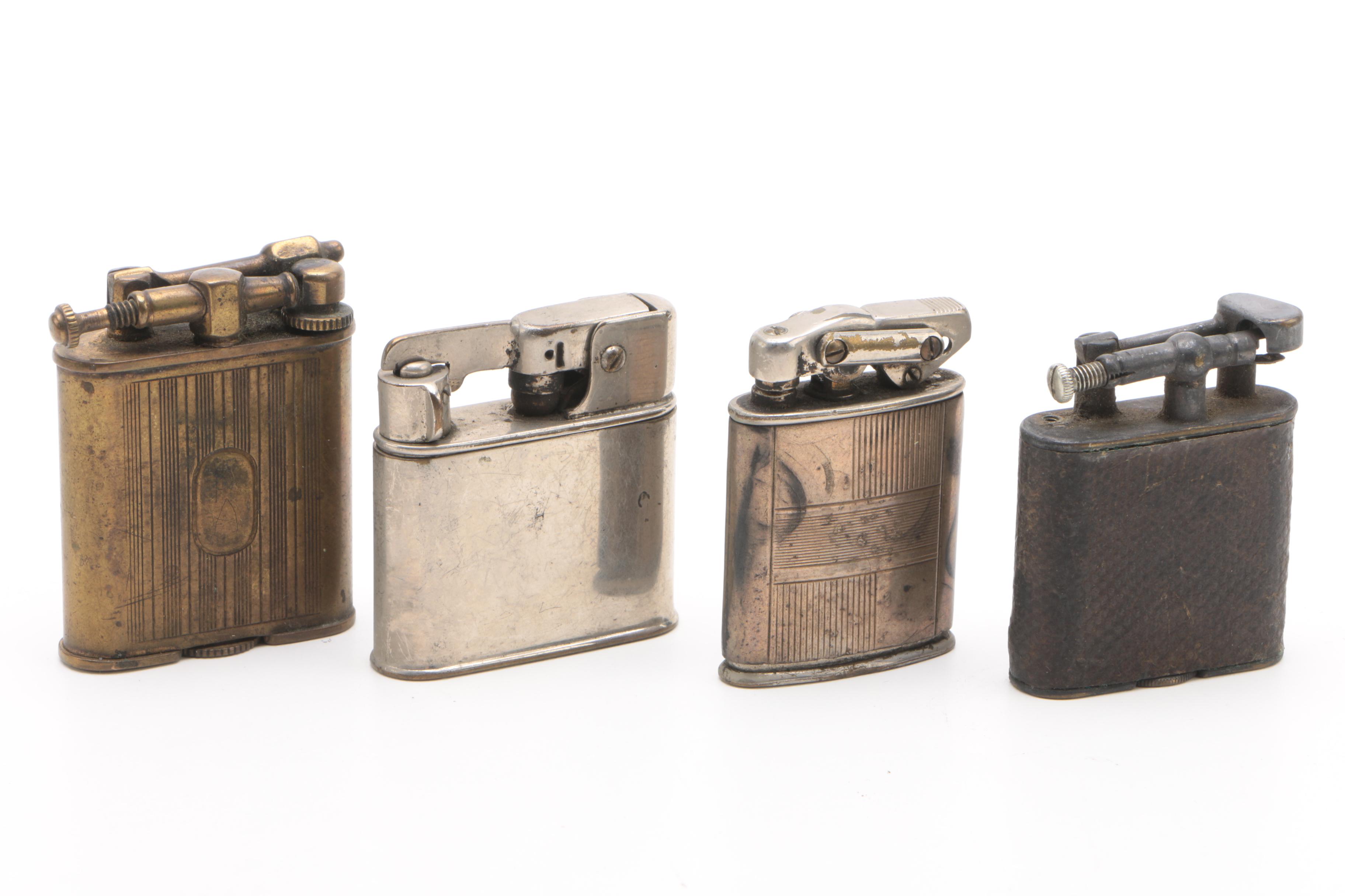 Vintage Lighters featuring an 18k Gold Plated Park Sherman Lighter