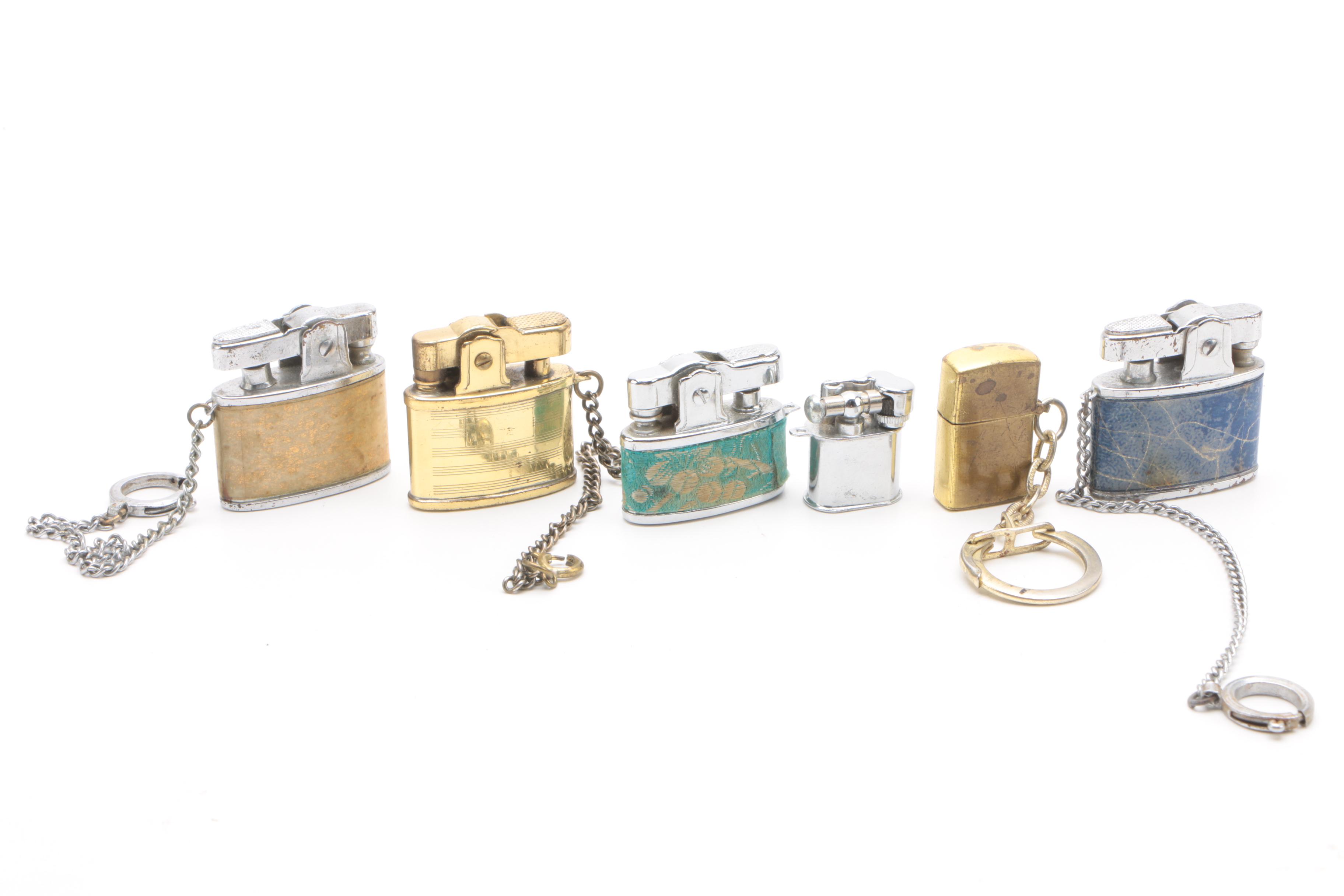 Vintage Lighters featuring an 18k Gold Plated Park Sherman Lighter