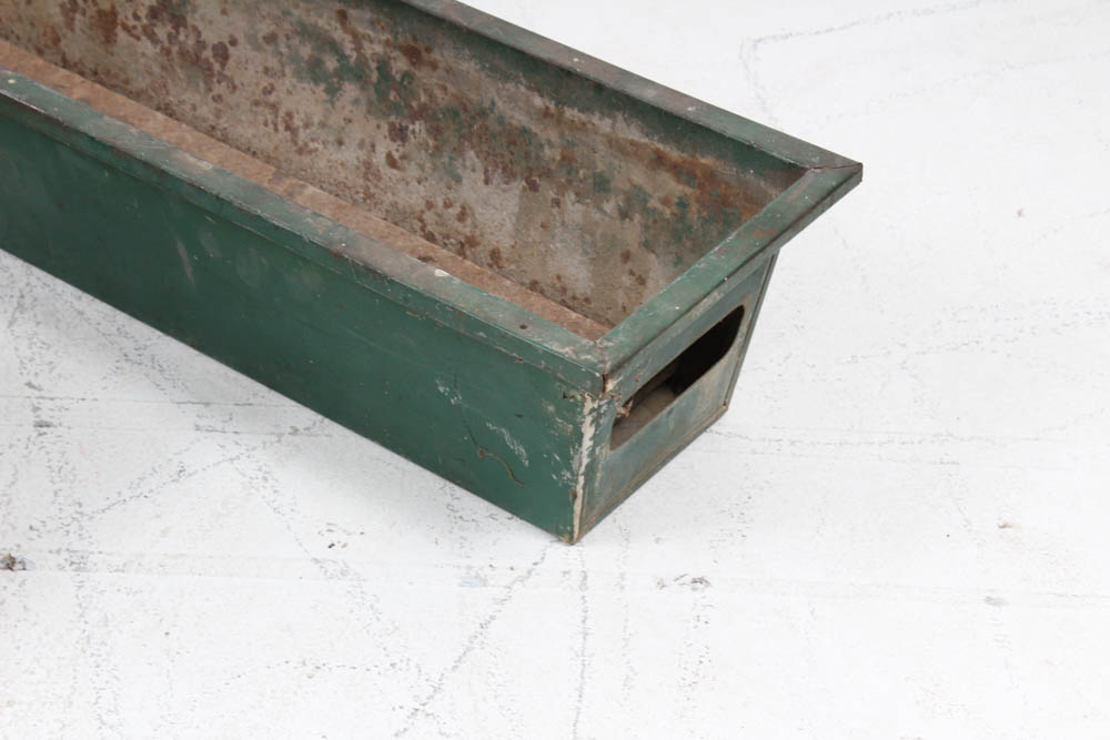 Vintage Metal Feed Troughs