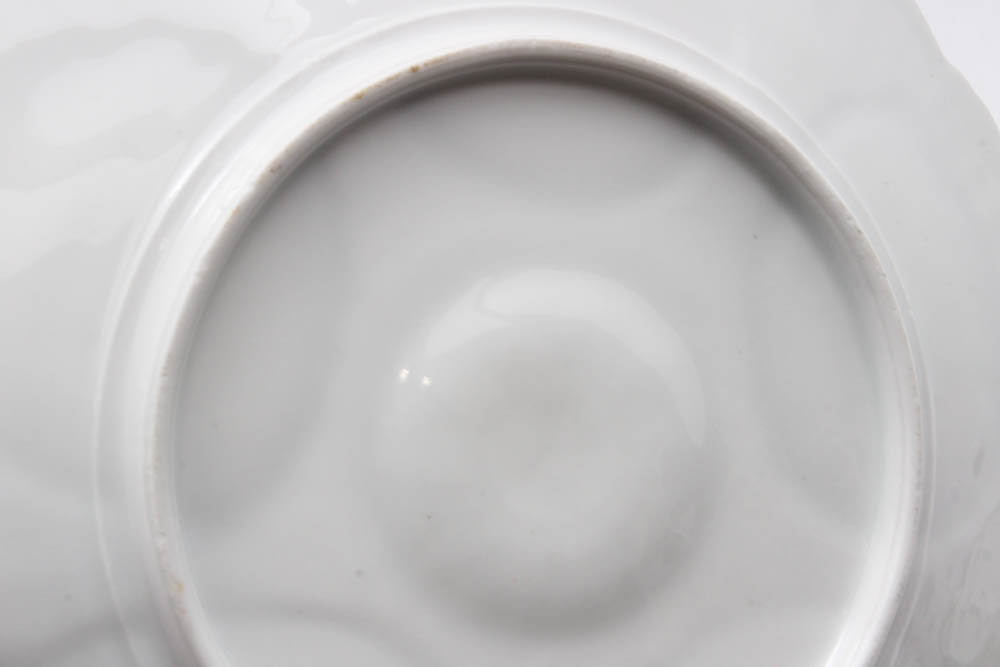 Antique Haviland French Pink Luster Oyster Plates