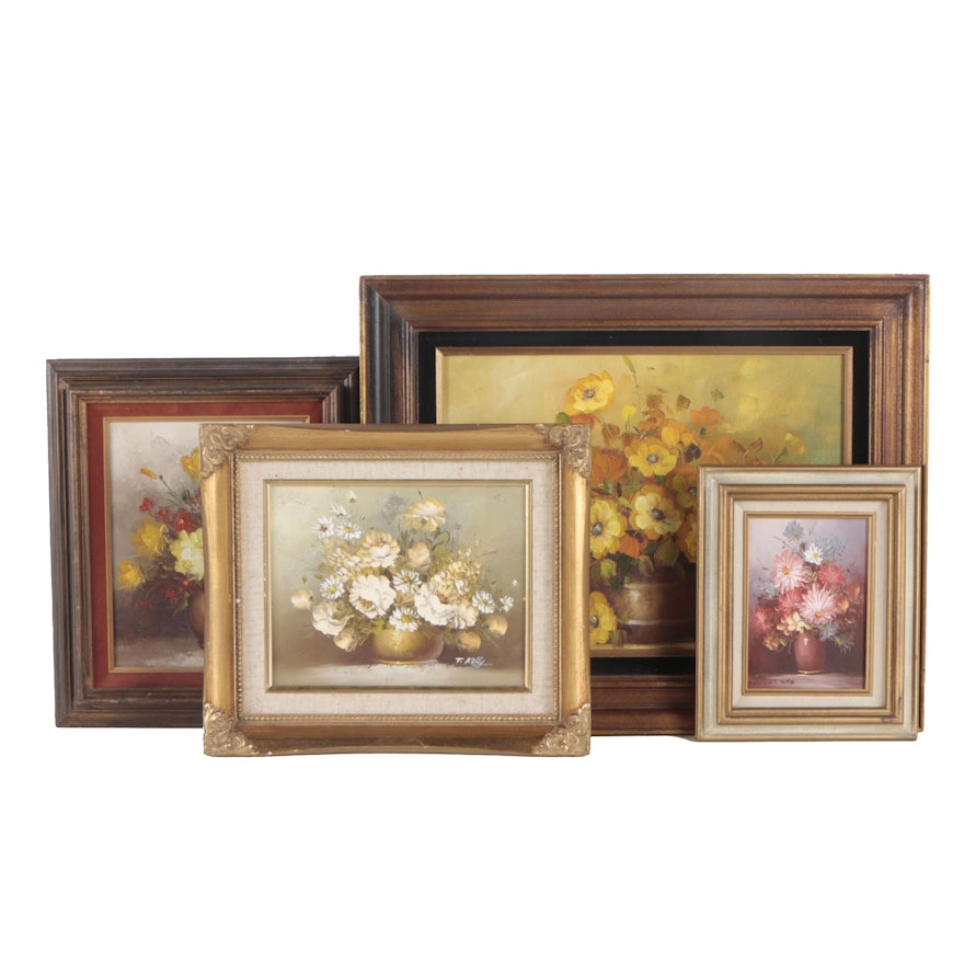 Flower Motif Oil Paintings