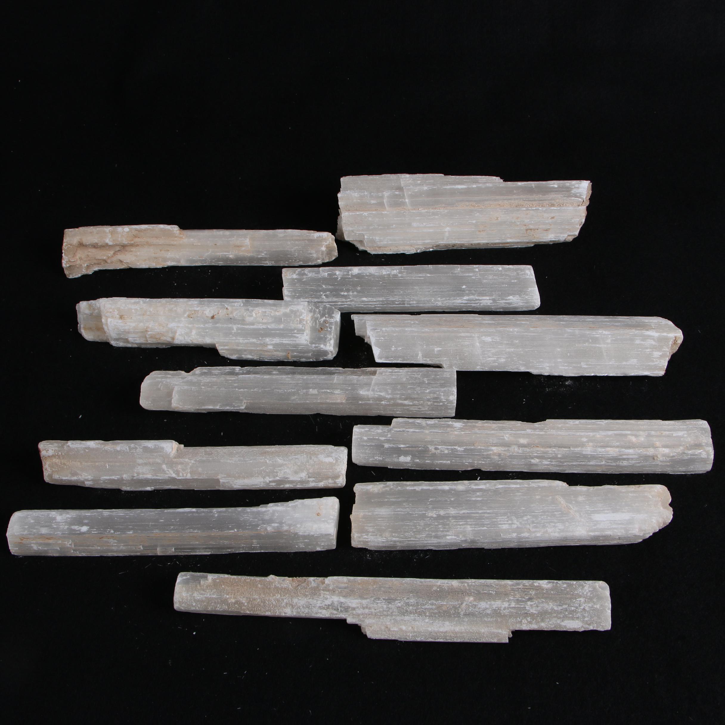 Satin Spar Crystal Specimens