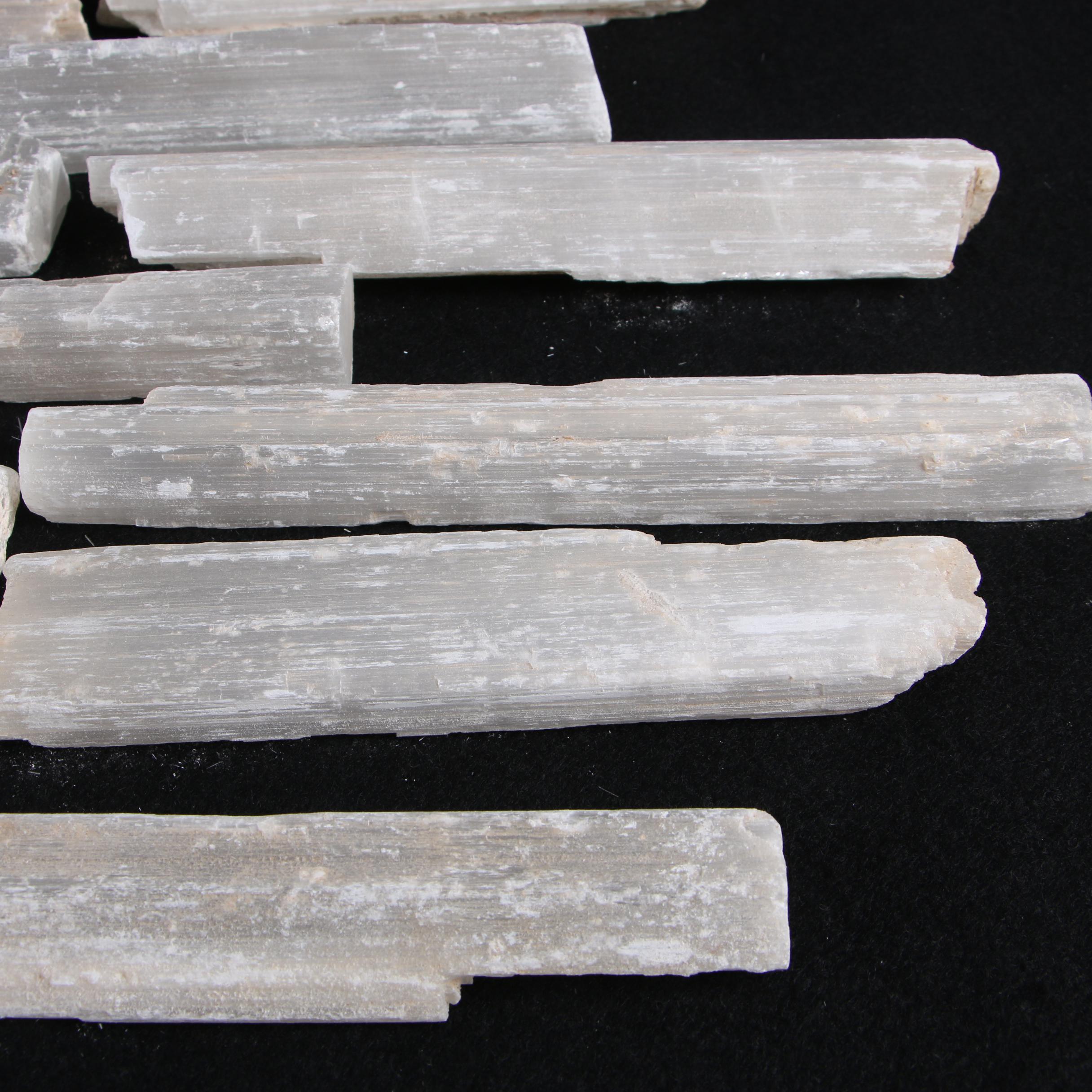 Satin Spar Crystal Specimens