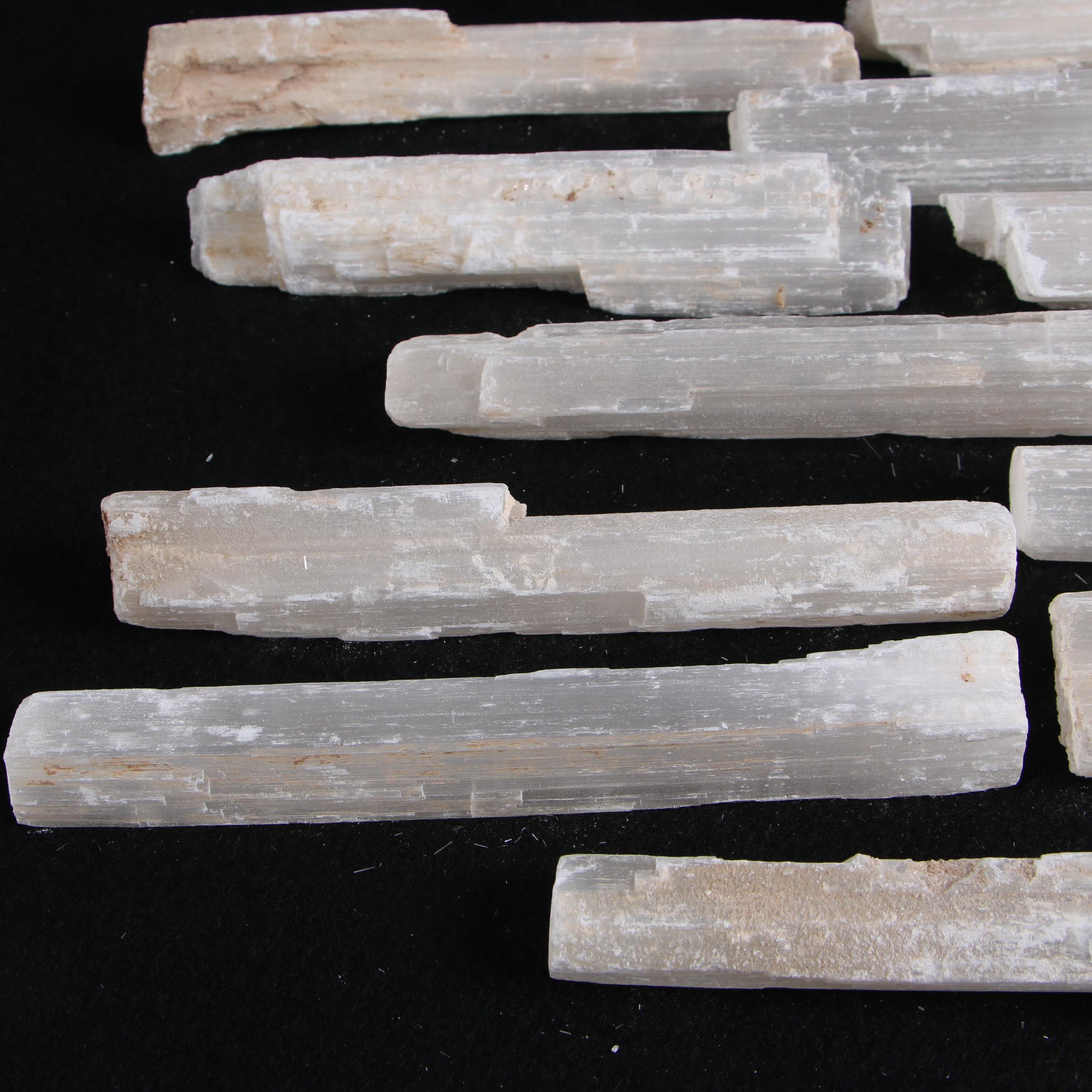 Satin Spar Crystal Specimens