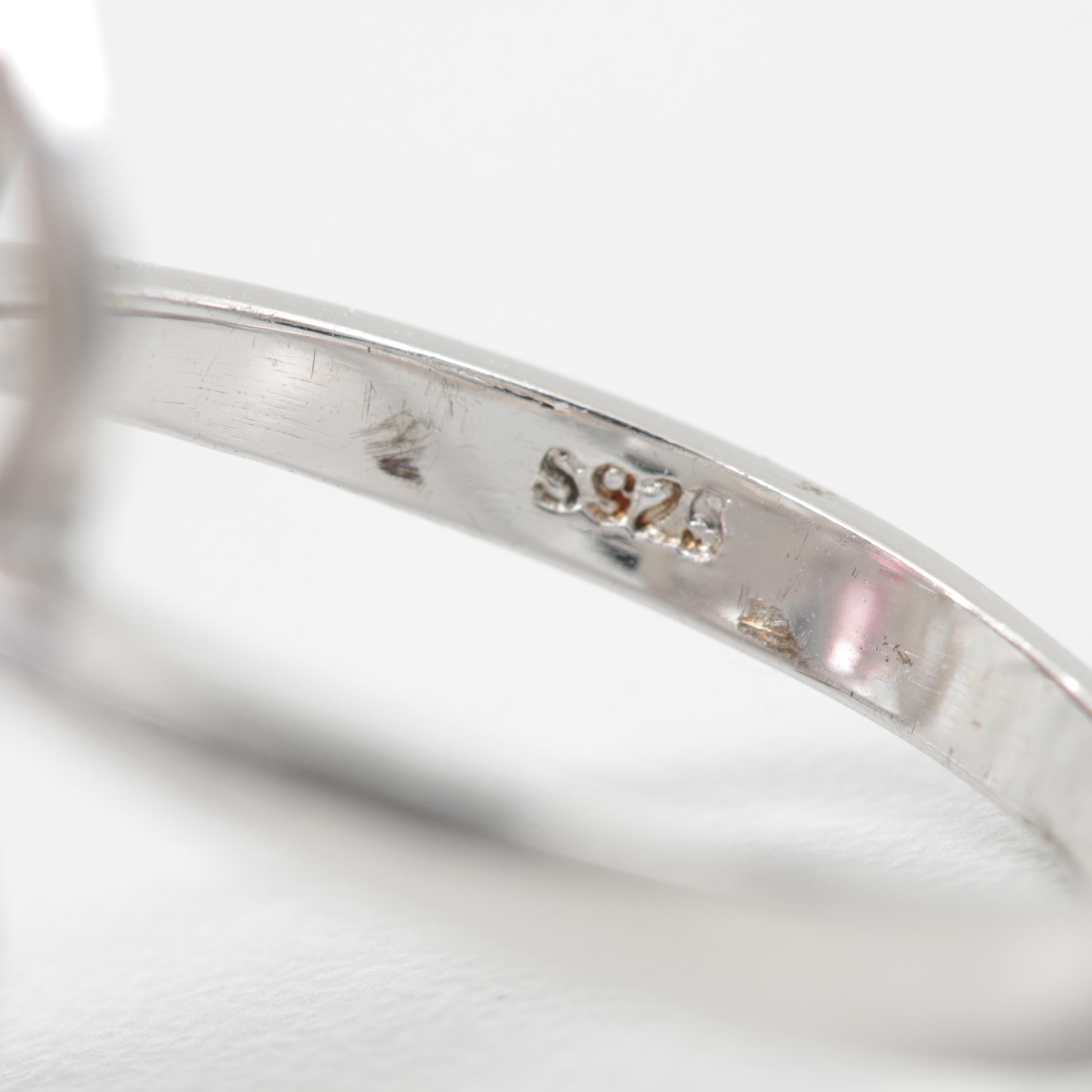 Sterling Silver Cultured Pearl, Smoky Quartz, and Pink Tourmaline Jewelry