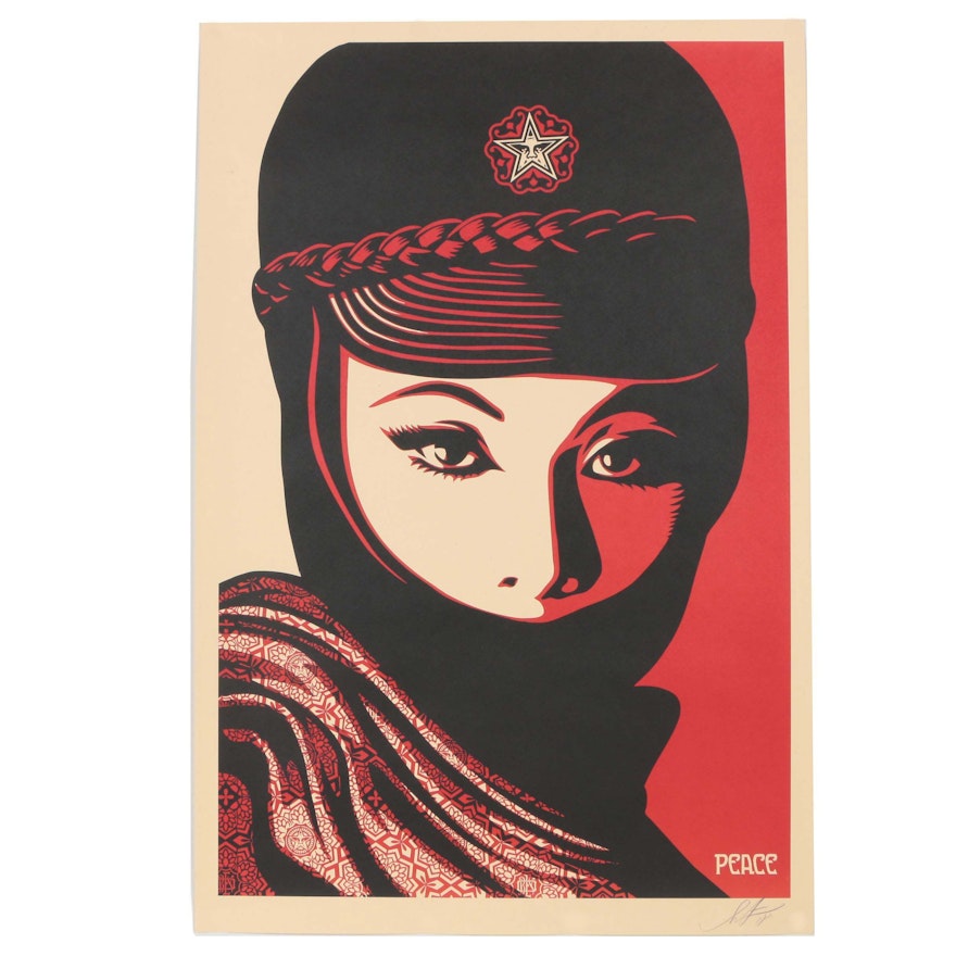 Shepard Fairey Offset Print "Mujer Fatale"