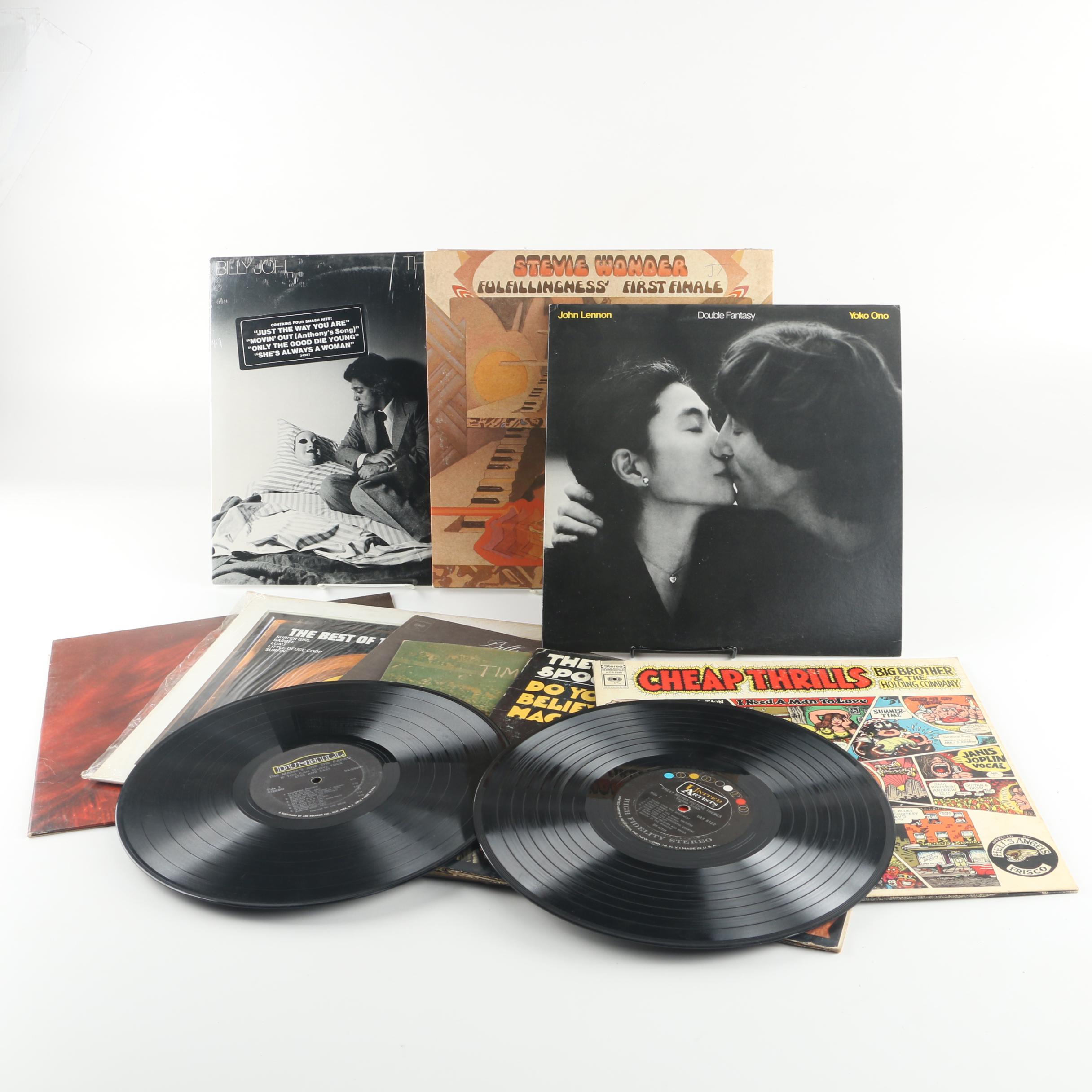 Vintage Vinyl Records including Janis Joplin, Billy Joel, and More