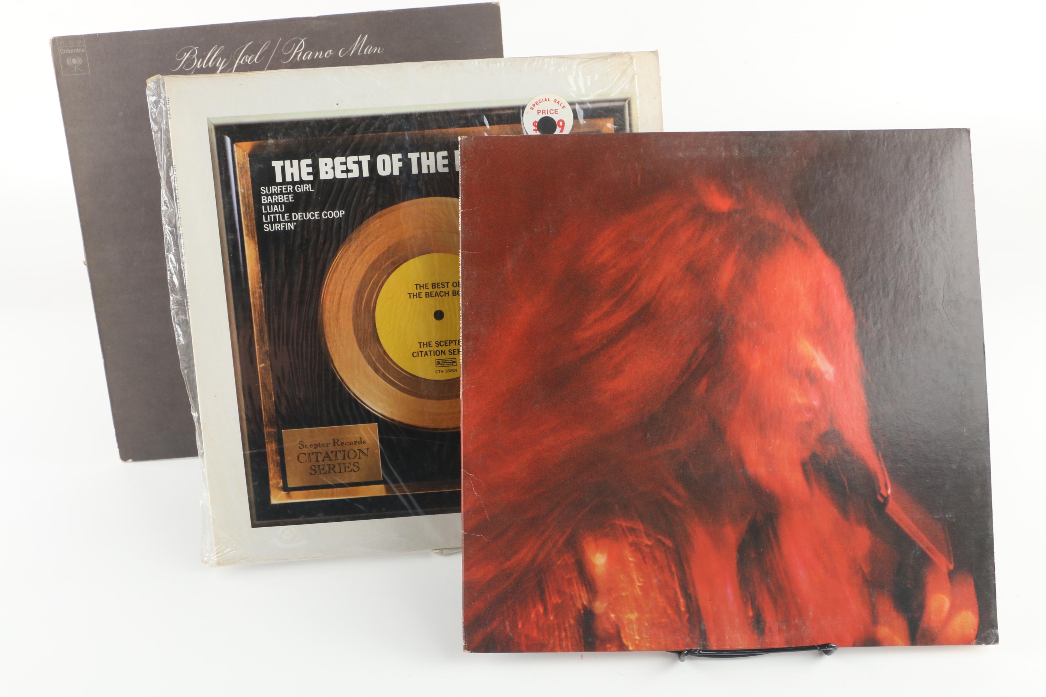 Vintage Vinyl Records including Janis Joplin, Billy Joel, and More