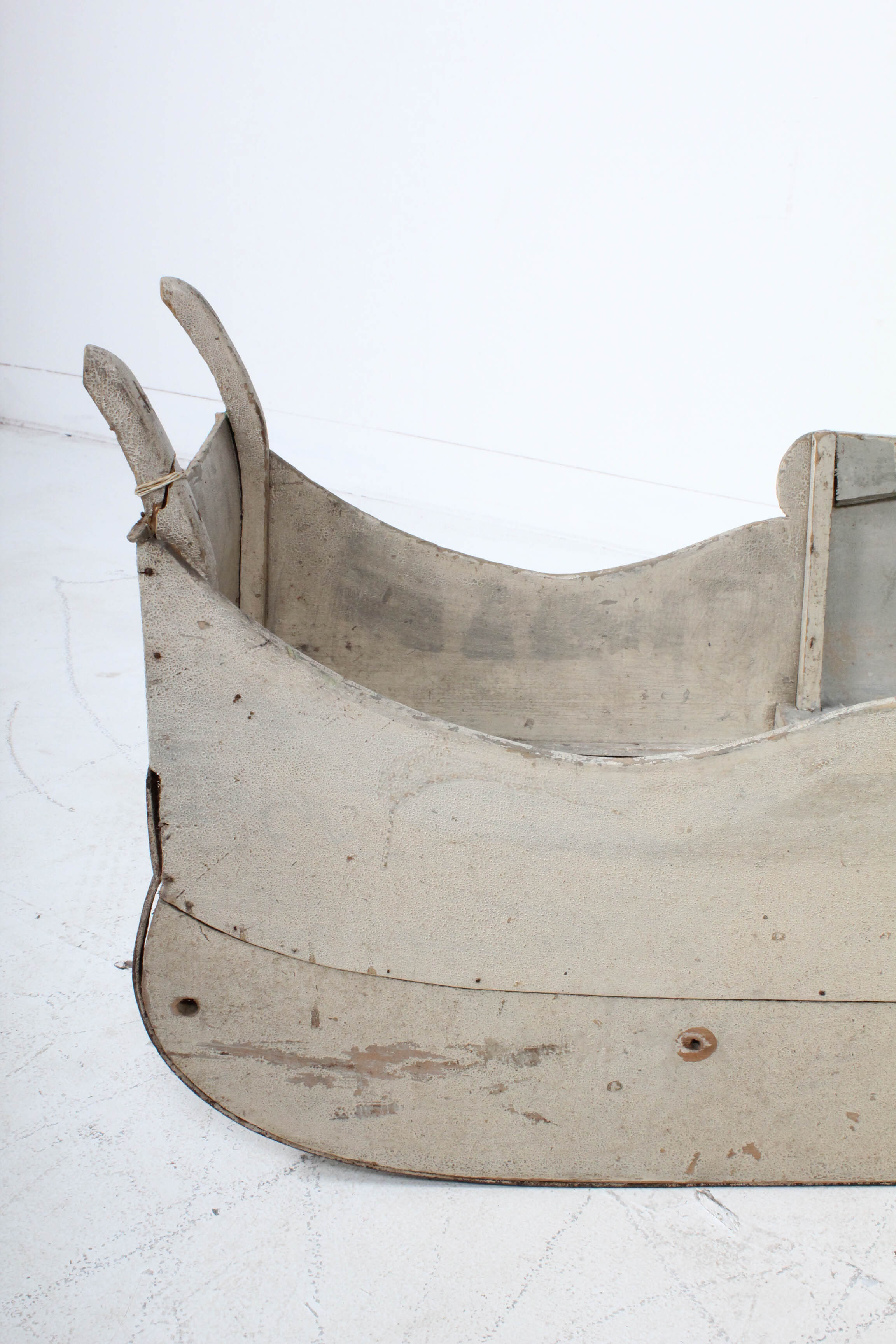 Antique Child Size Vintage Wooden Sleigh