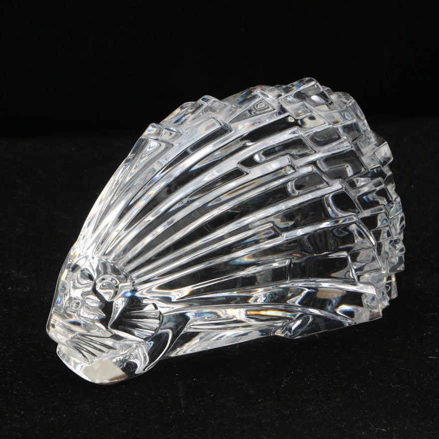 Baccarat Crystal Porcupine Figurine