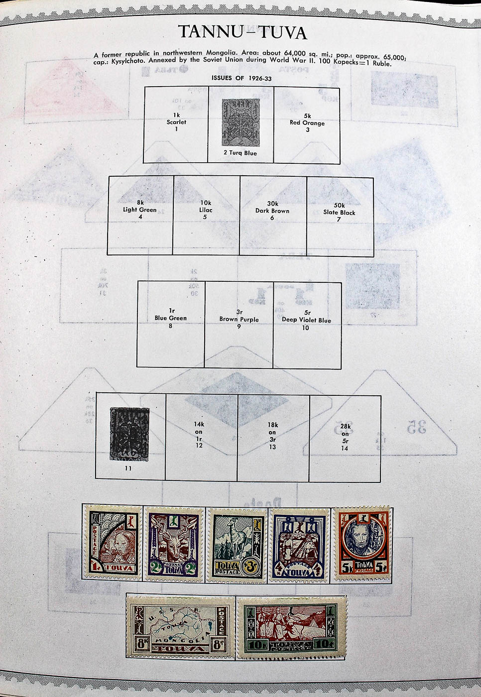 "The Supreme Global Stamp Album" Including Stamps