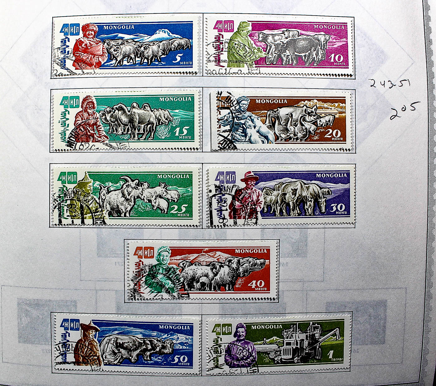 "The Supreme Global Stamp Album" Including Stamps