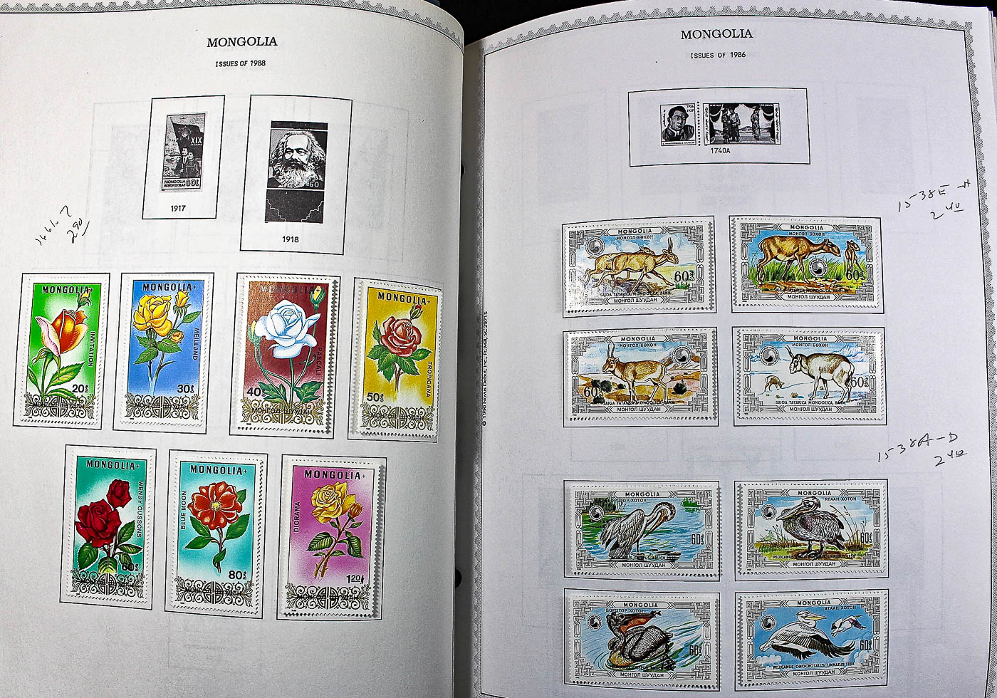 "The Supreme Global Stamp Album" Including Stamps
