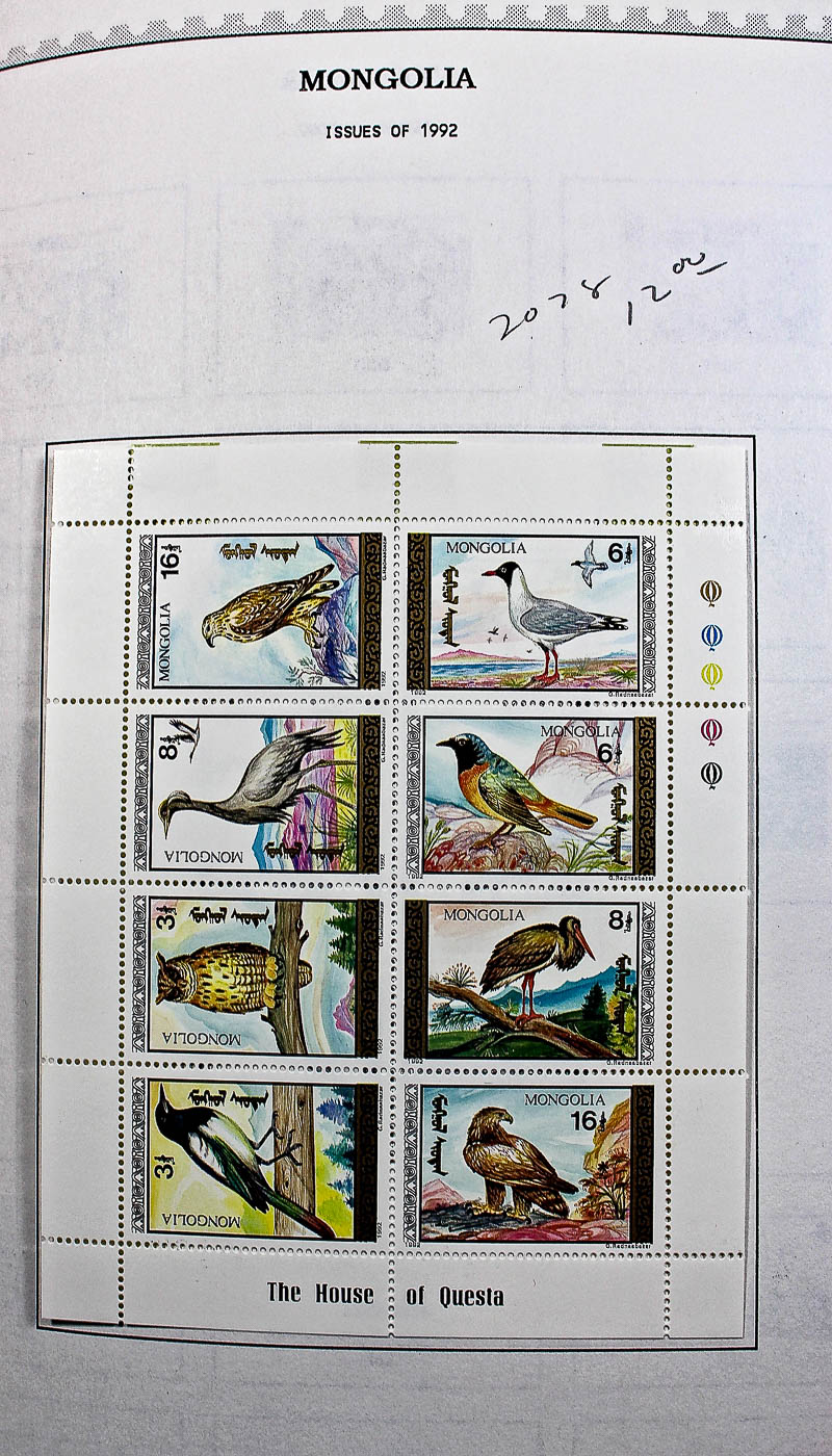 "The Supreme Global Stamp Album" Including Stamps