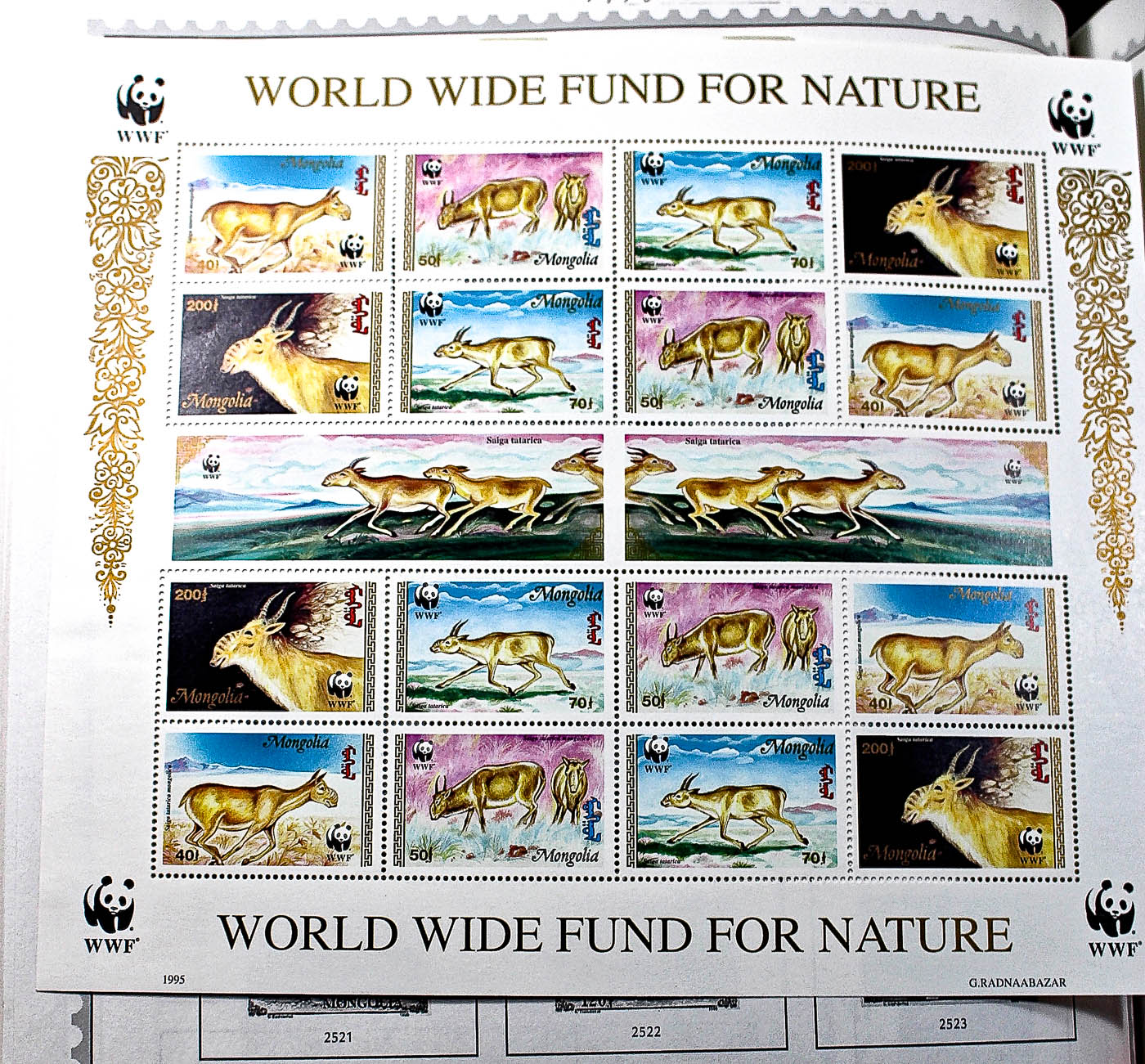 "The Supreme Global Stamp Album" Including Stamps