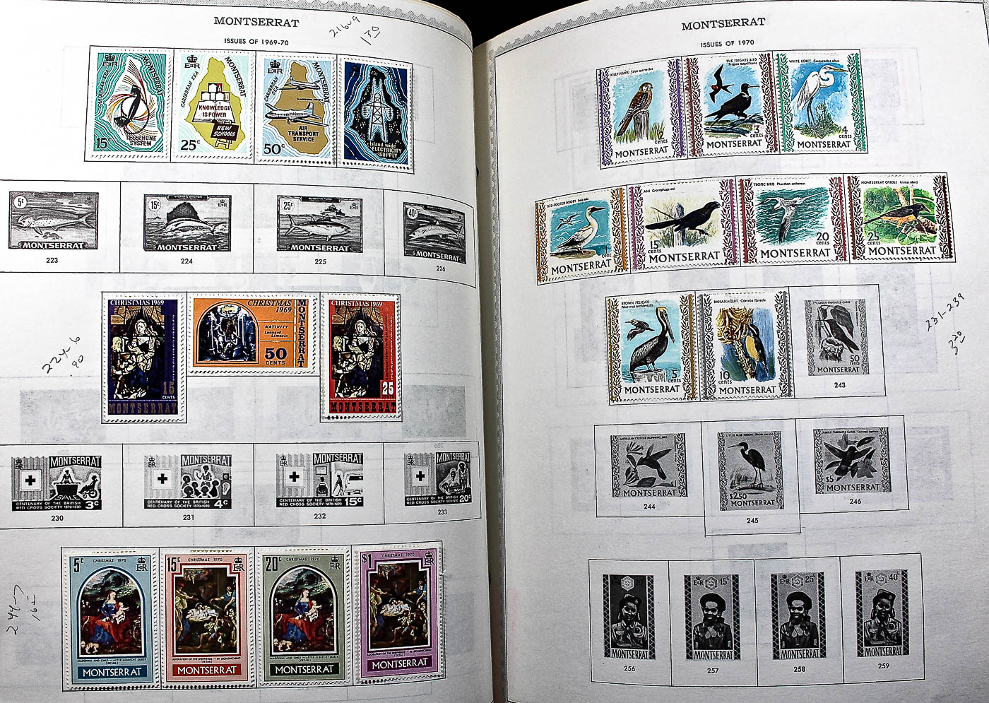 "The Supreme Global Stamp Album" Including Stamps