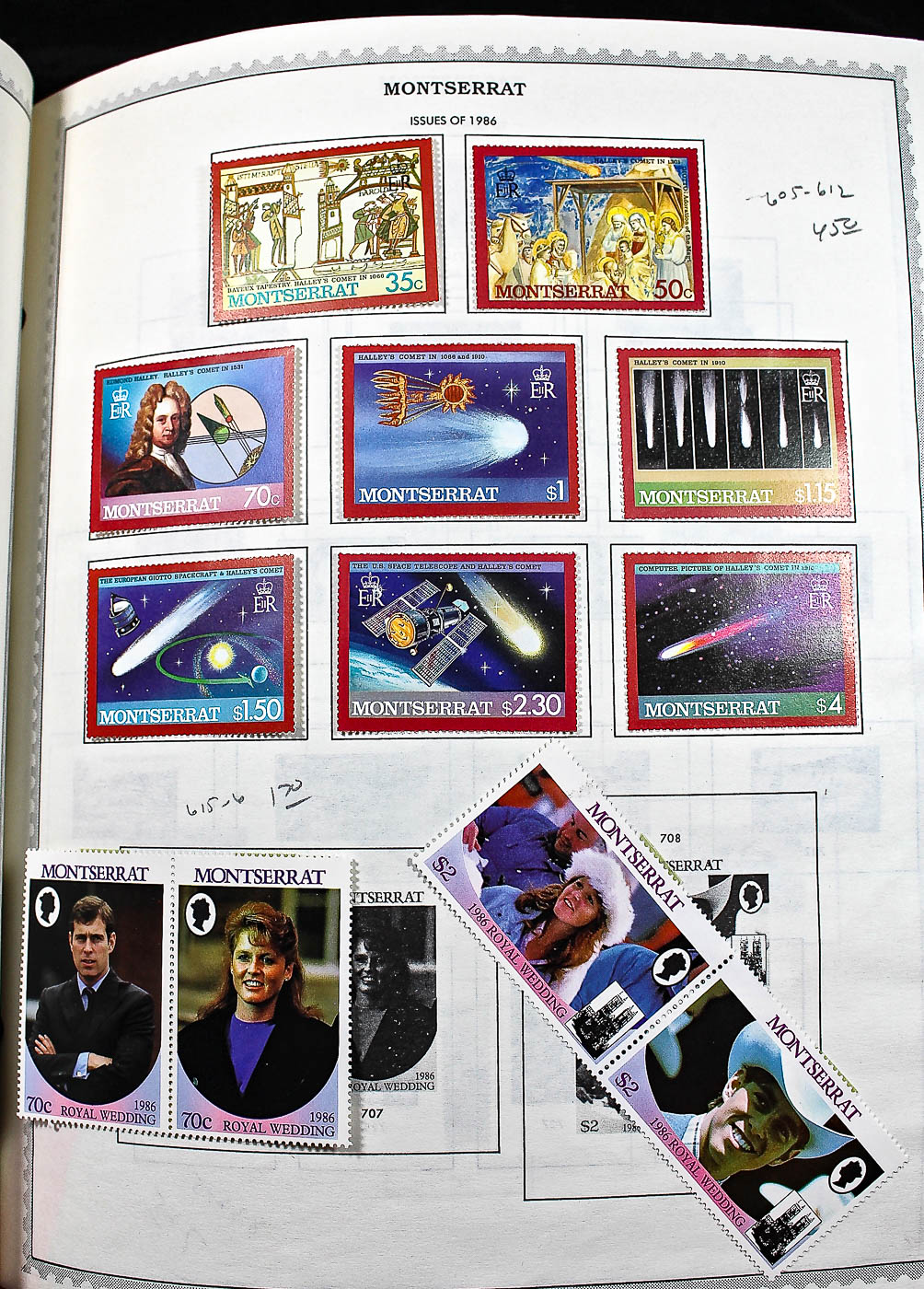 "The Supreme Global Stamp Album" Including Stamps