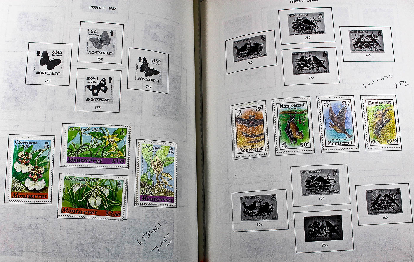"The Supreme Global Stamp Album" Including Stamps