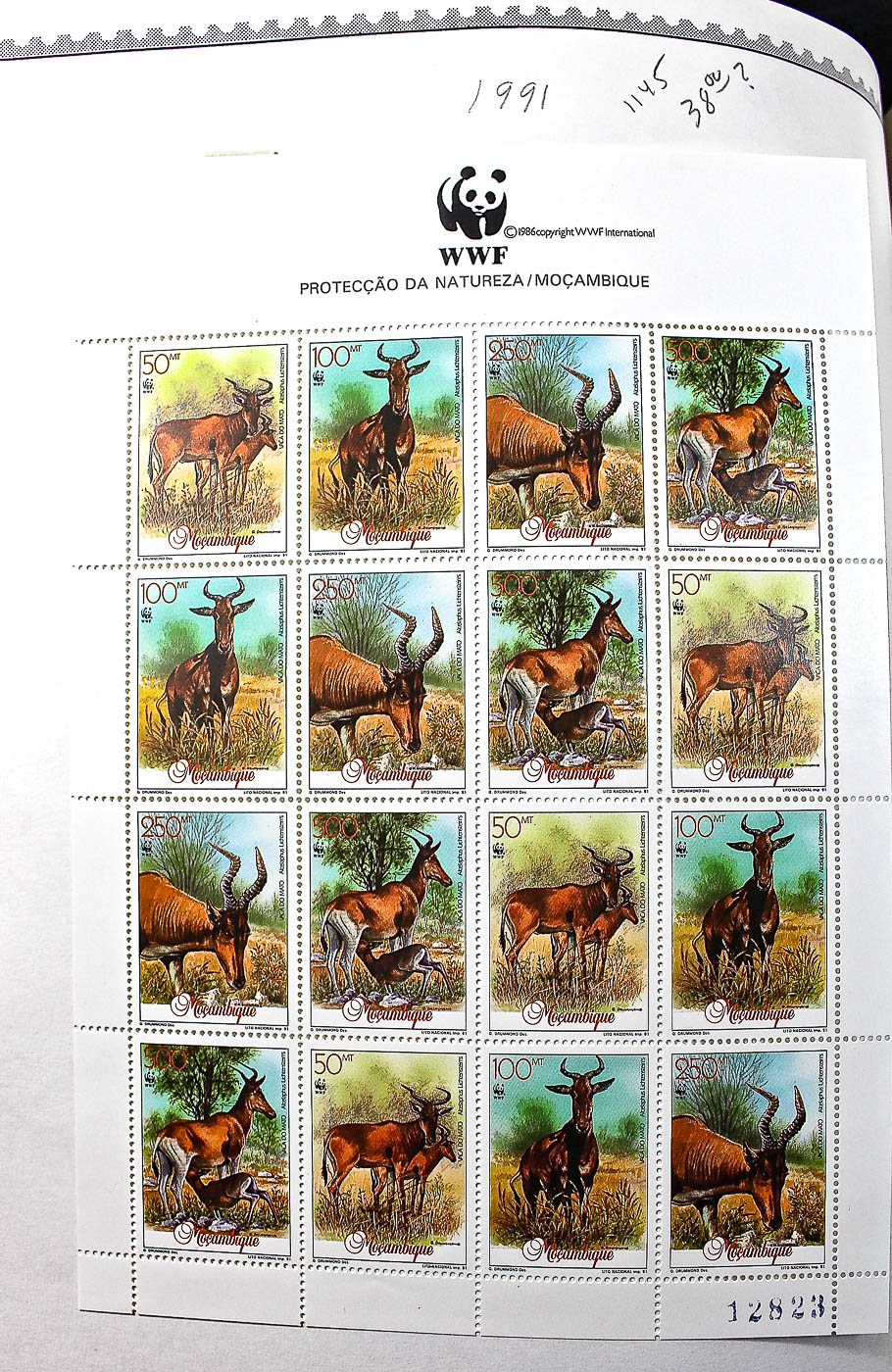 "The Supreme Global Stamp Album" Including Stamps