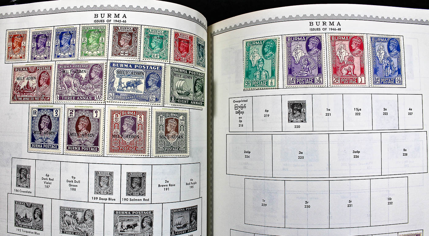 "The Supreme Global Stamp Album" Including Stamps