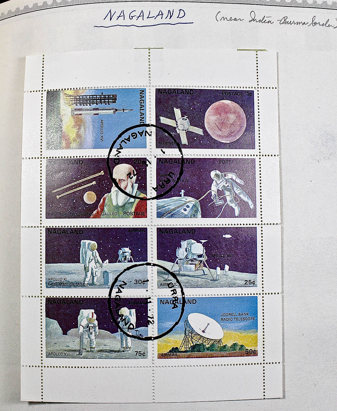 "The Supreme Global Stamp Album" Including Stamps