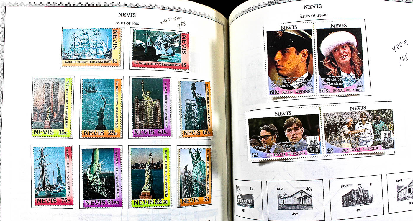 "The Supreme Global Stamp Album" Including Stamps