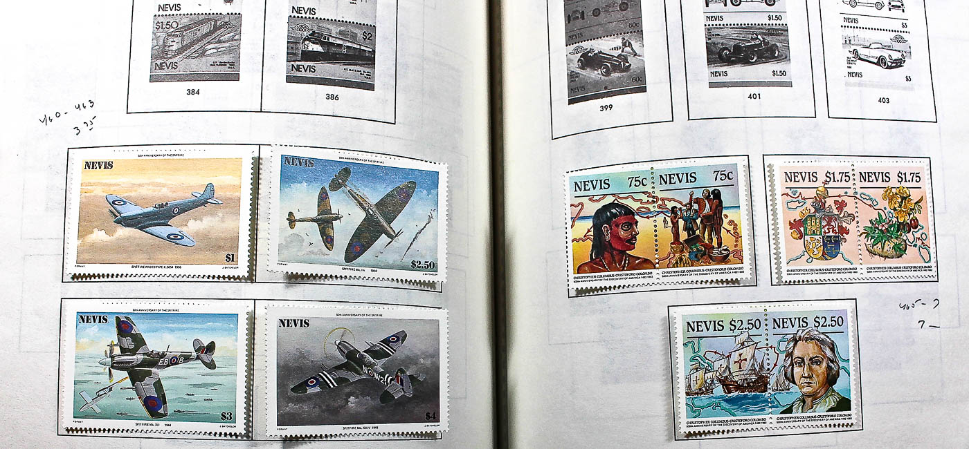 "The Supreme Global Stamp Album" Including Stamps