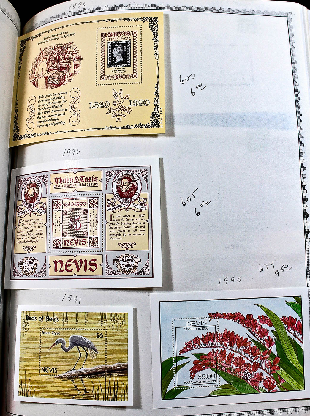 "The Supreme Global Stamp Album" Including Stamps