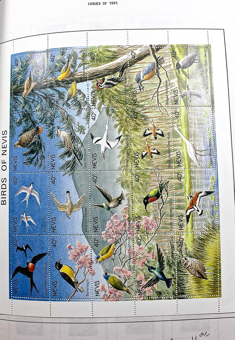 "The Supreme Global Stamp Album" Including Stamps