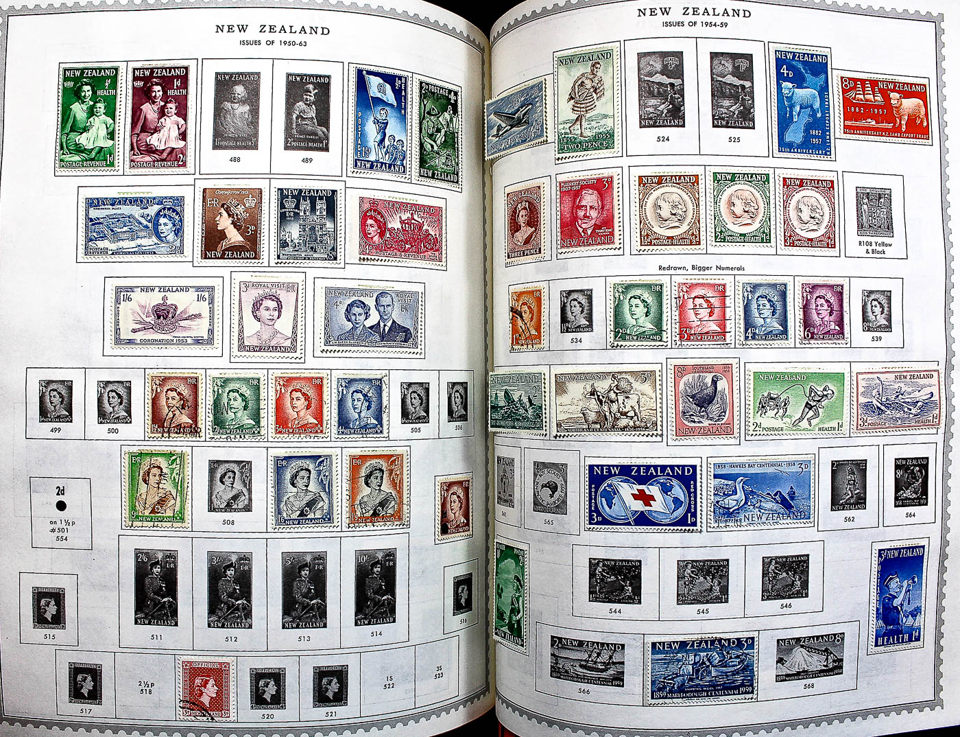 "The Supreme Global Stamp Album" Including Stamps