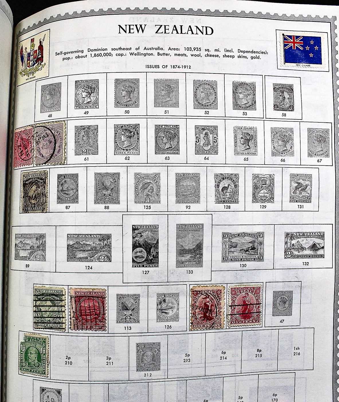 "The Supreme Global Stamp Album" Including Stamps