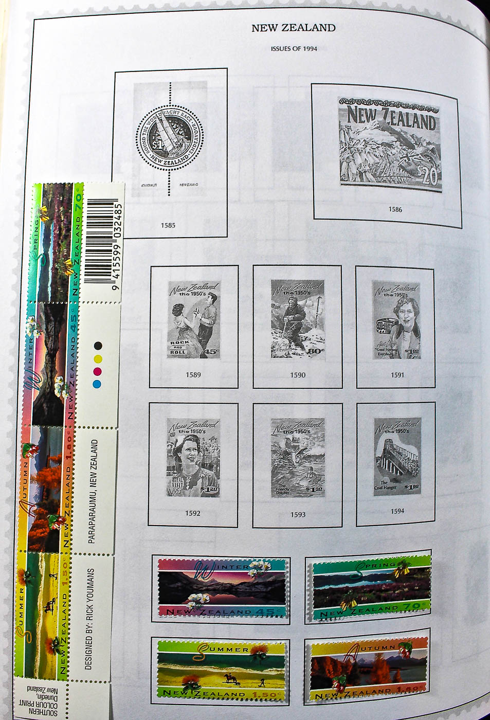 "The Supreme Global Stamp Album" Including Stamps