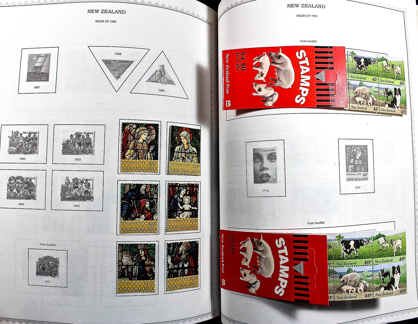 "The Supreme Global Stamp Album" Including Stamps