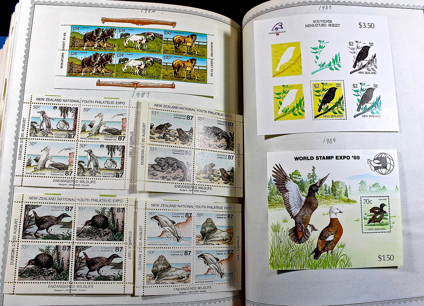 "The Supreme Global Stamp Album" Including Stamps